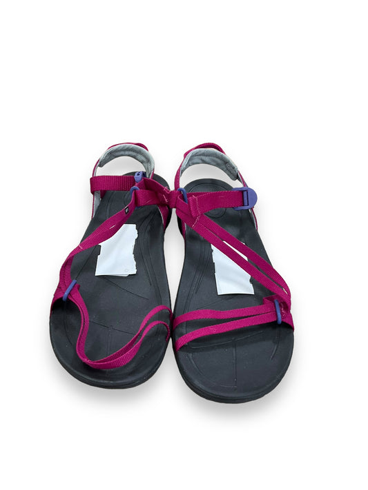 Purple Sandals Flats Teva, Size 11