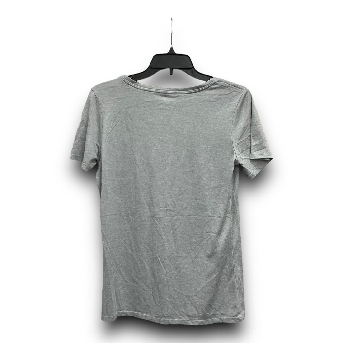 Grey Athletic Top Short Sleeve Nike Apparel, Size L