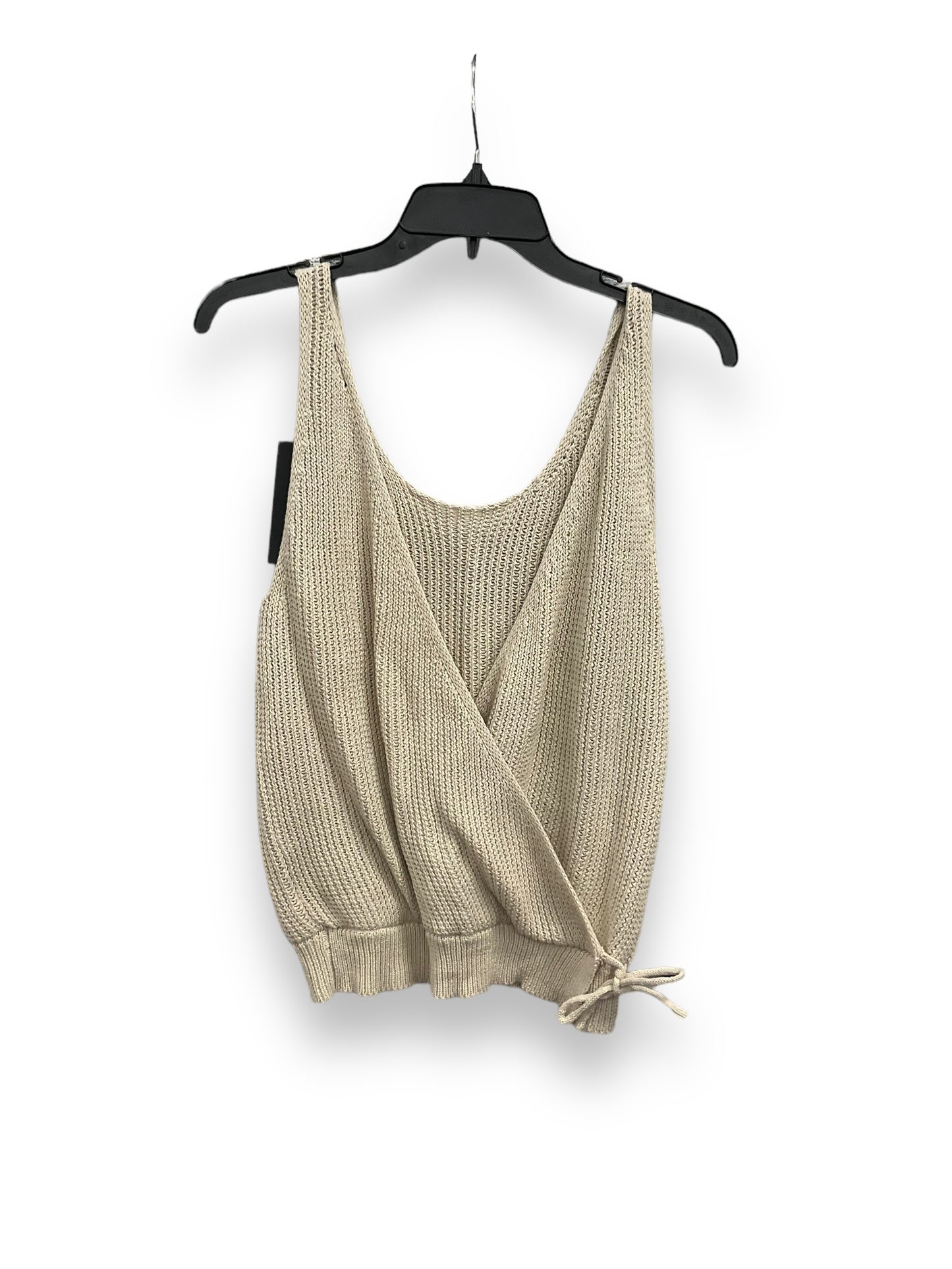 Top Sleeveless By Clothes Mentor In Tan, Size: Xl