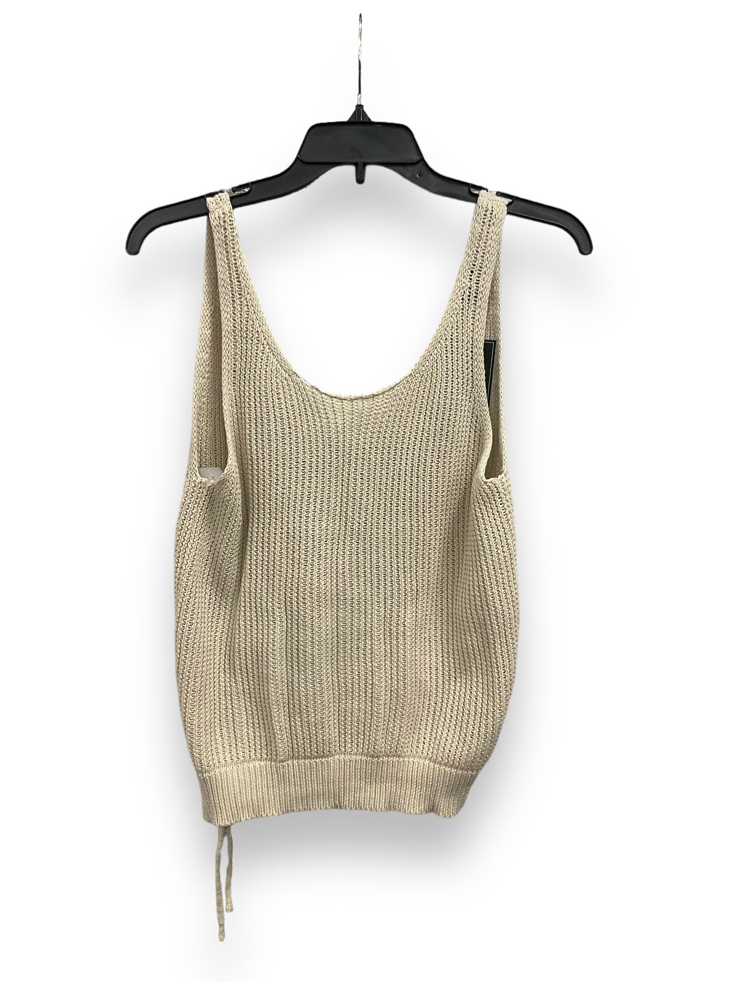 Top Sleeveless By Clothes Mentor In Tan, Size: Xl