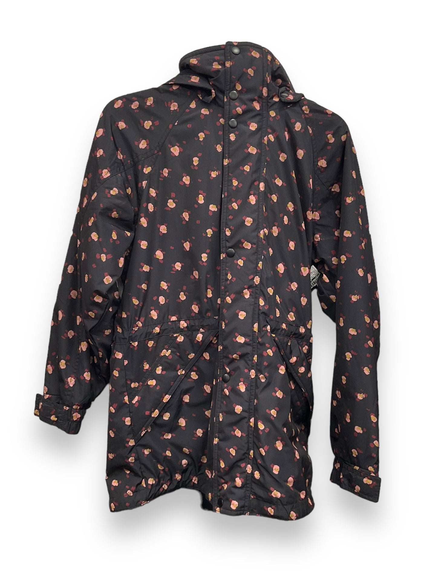 Coat Puffer & Quilted By Cabi In Floral Print, Size: Xs