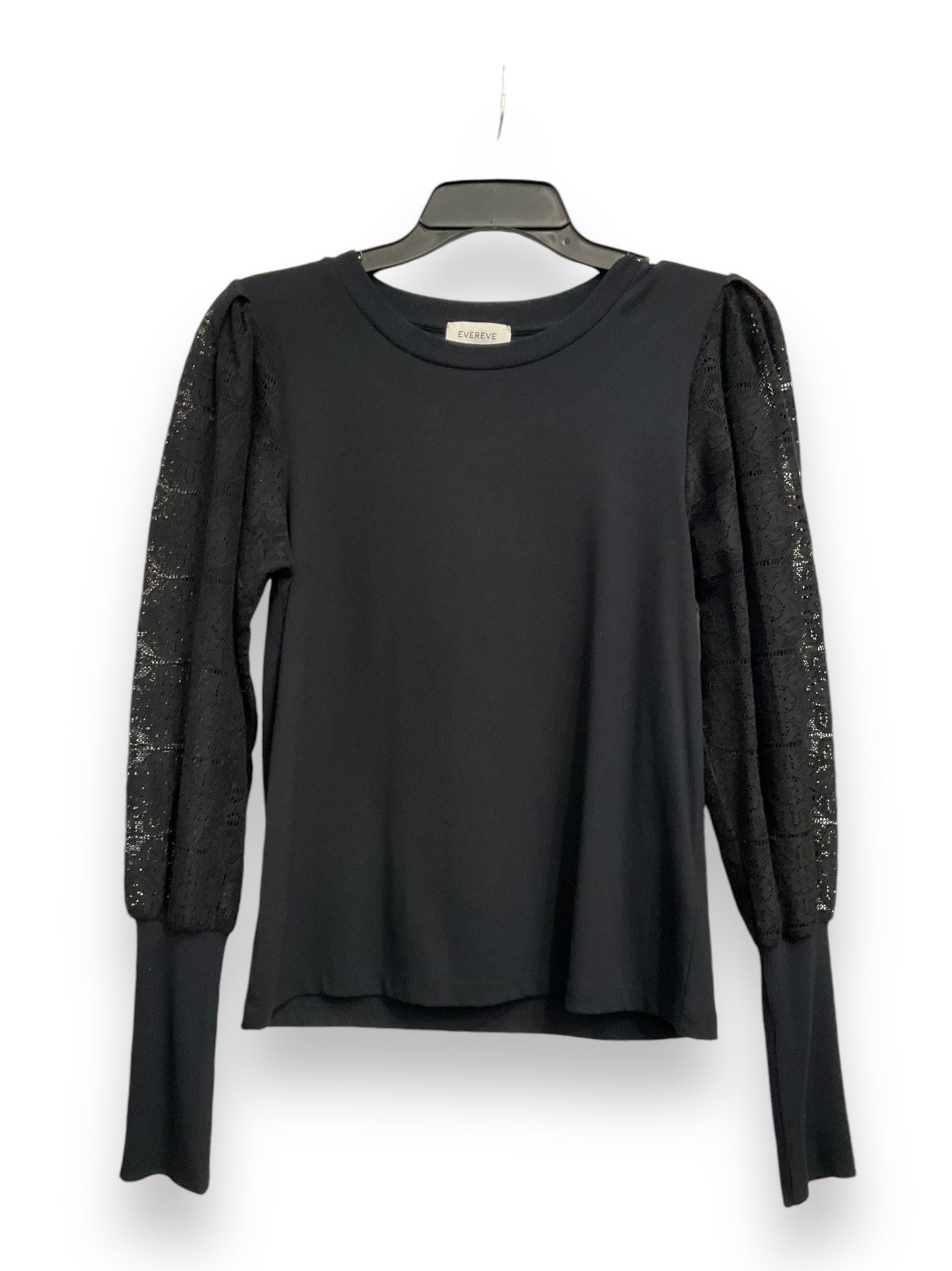 Top Long Sleeve Basic By Evereve In Black, Size: Xs