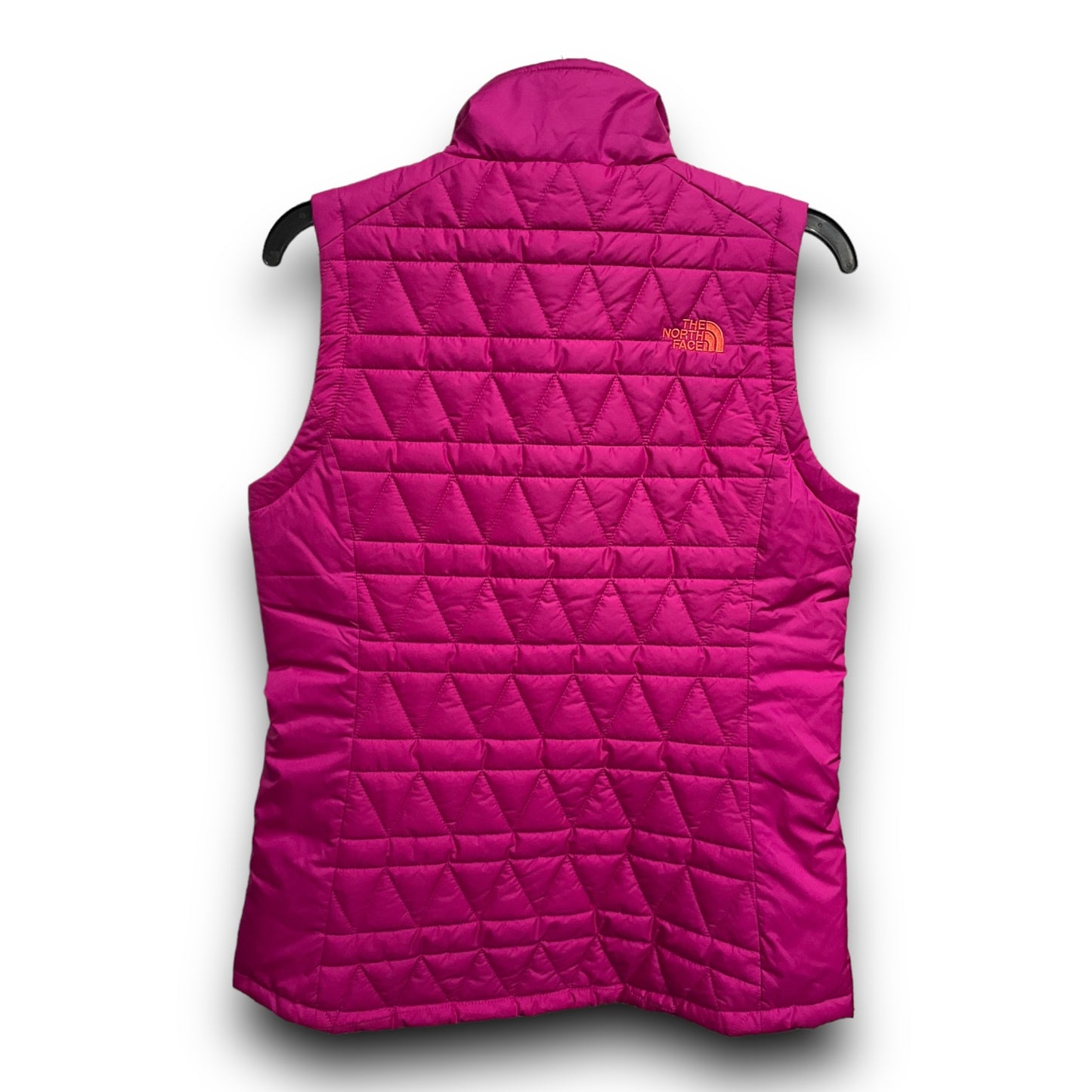 VEST PUFFER & QUILTED THE NORTH FACE in ORANGE & PINK, Size: PETITE   S