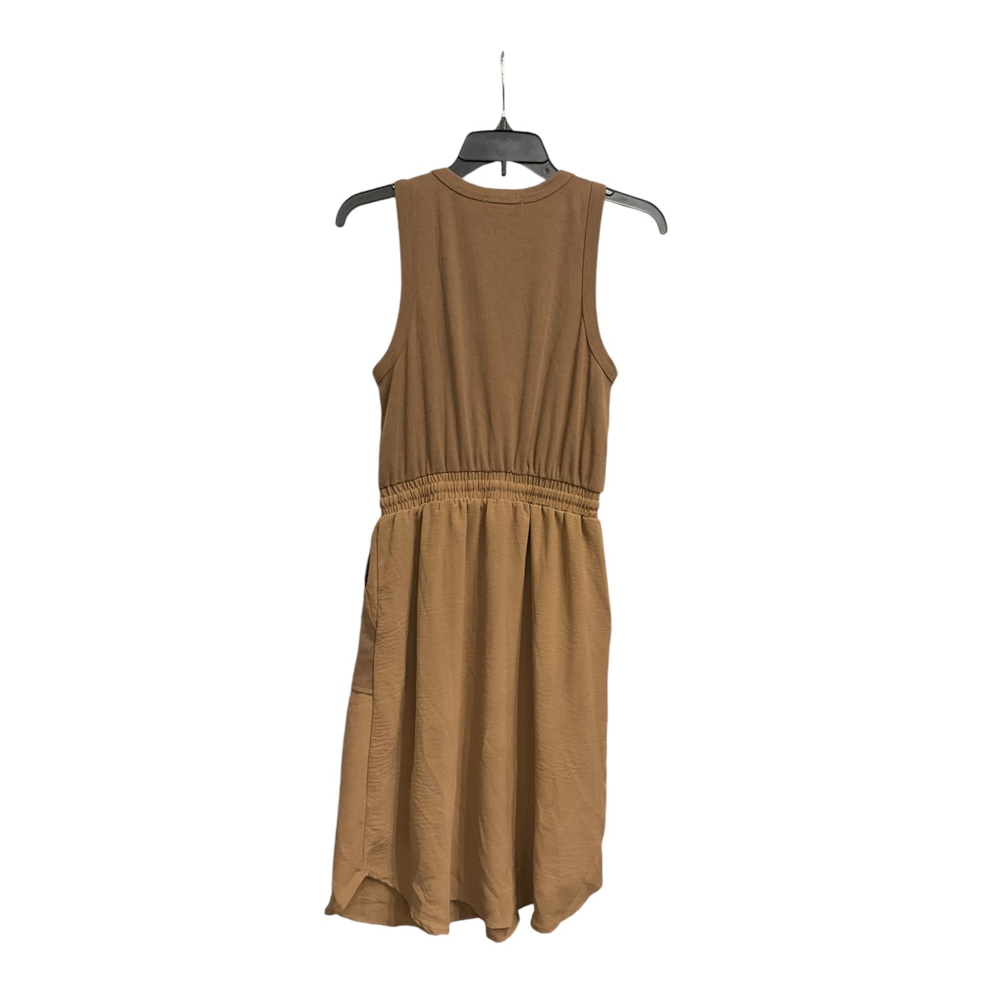 Dress Casual Midi By Gilli In Brown, Size: S