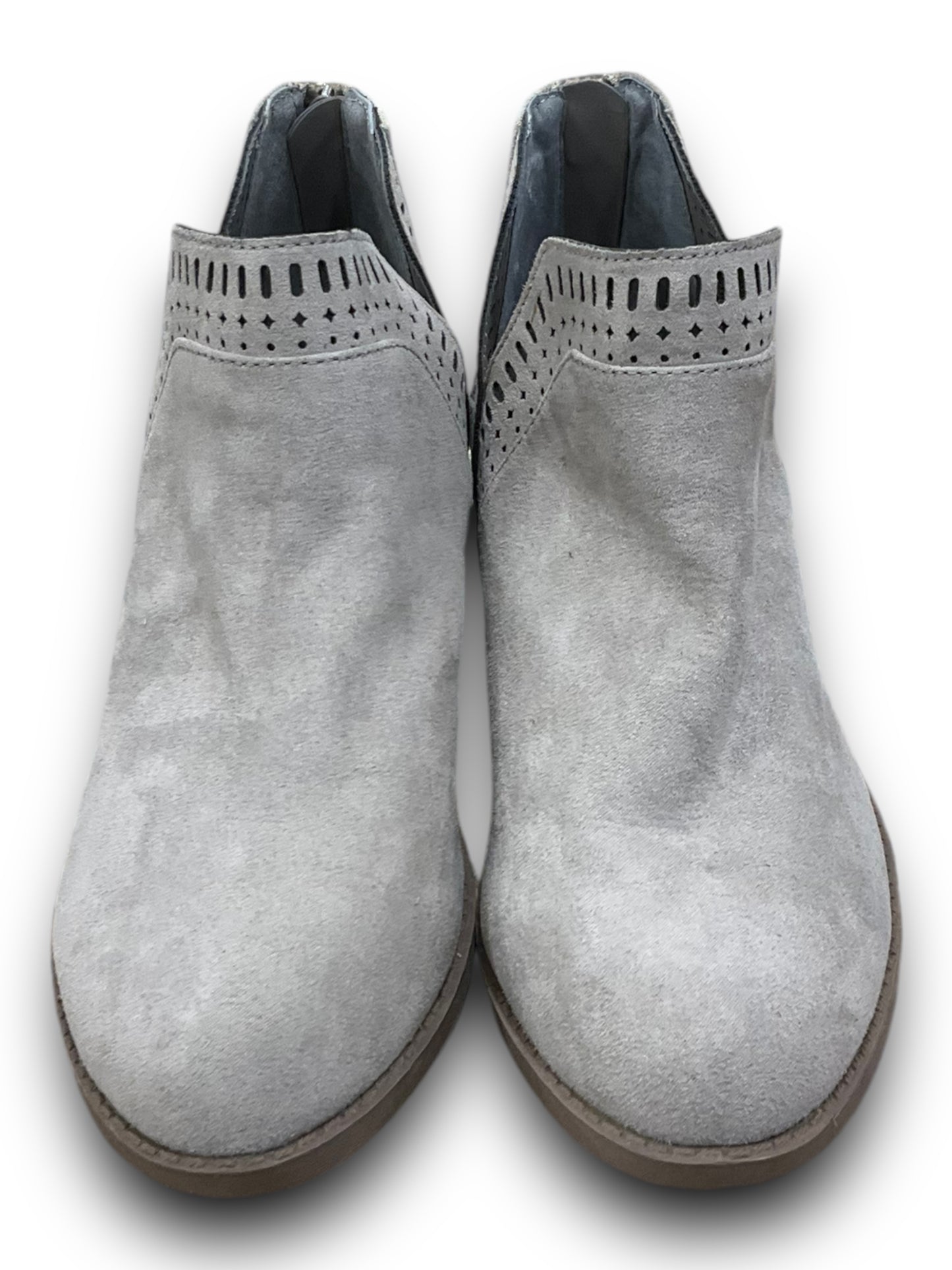 Boots Ankle Heels By Carlos By Carlos Santana In Grey, Size: 6