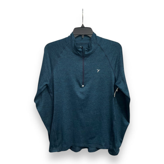 Athletic Top Long Sleeve Crewneck By Old Navy In Teal, Size: M