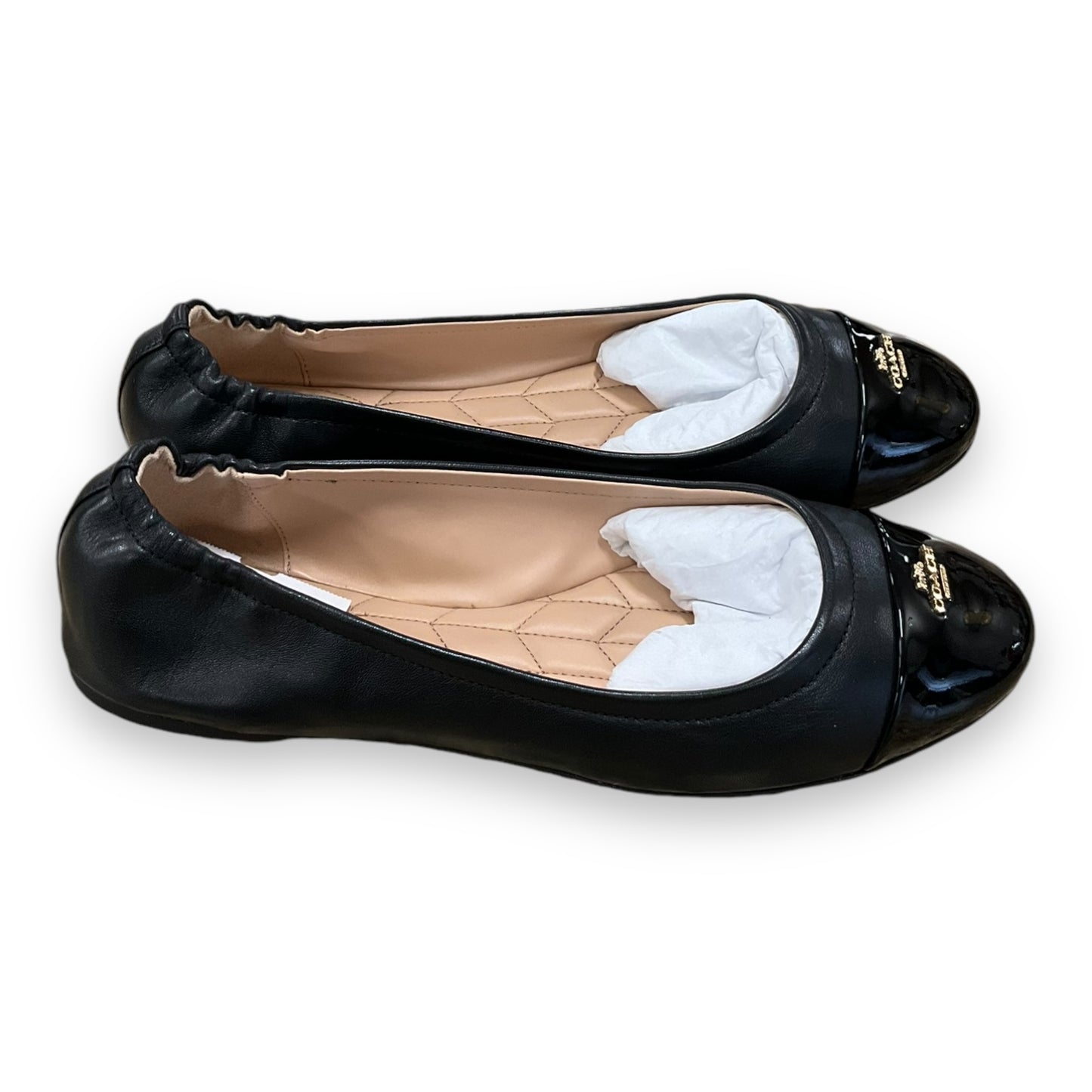 Shoes Flats By Coach In Black, Size: 10