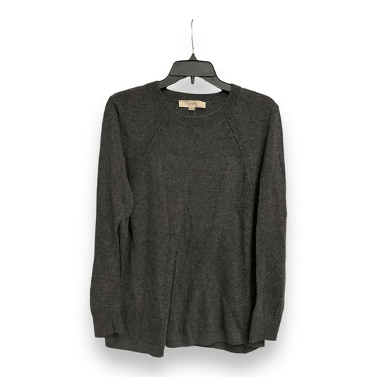 Top Long Sleeve By Loft In Grey, Size: L