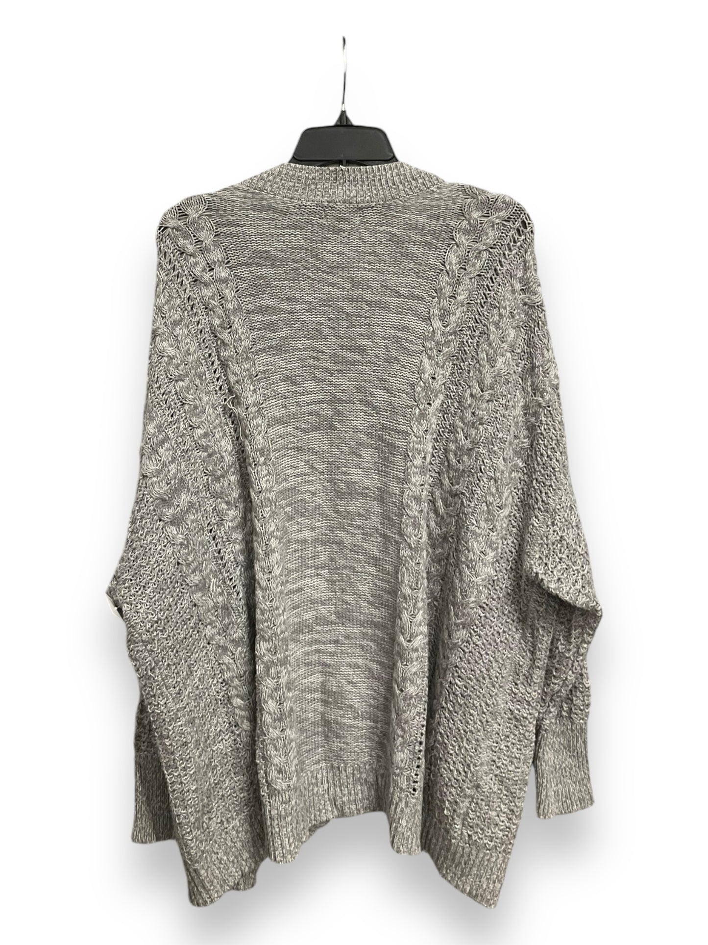 Sweater Cardigan By Old Navy In Grey, Size: Xxl