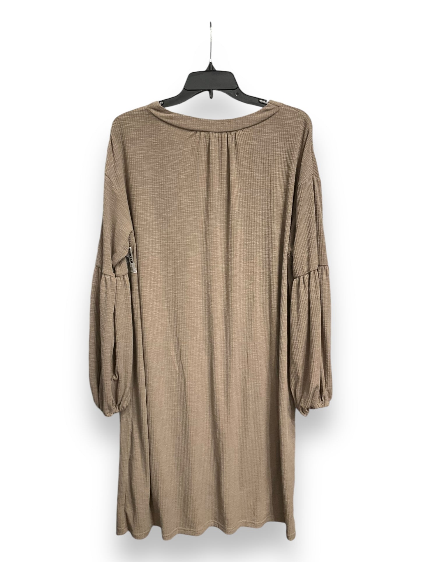 Dress Casual Midi By La Made In Taupe, Size: M