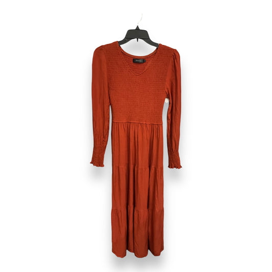 Dress Casual Maxi By Clothes Mentor In Orange, Size: S