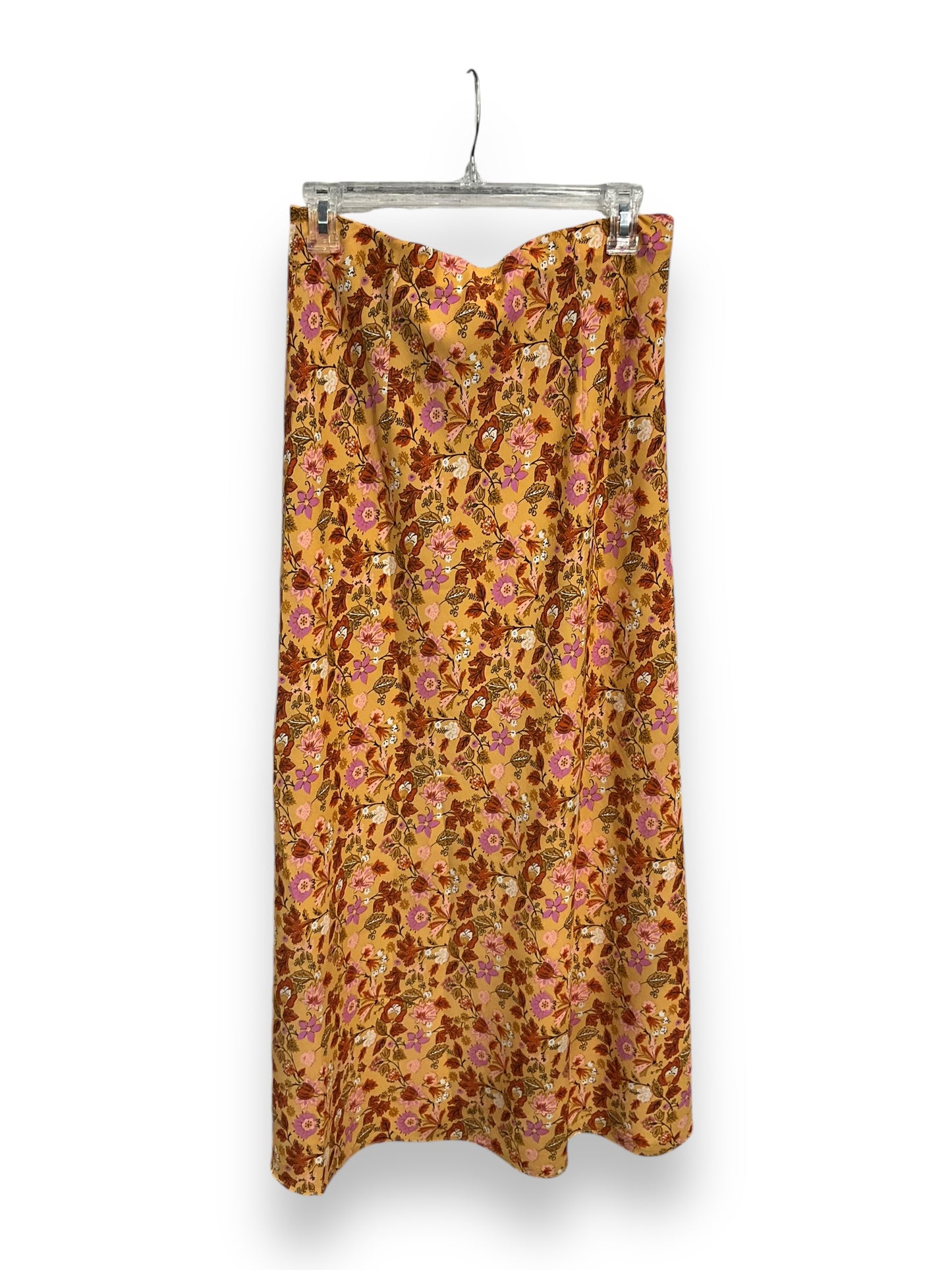 Skirt Midi By Loft In Floral Print, Size: S