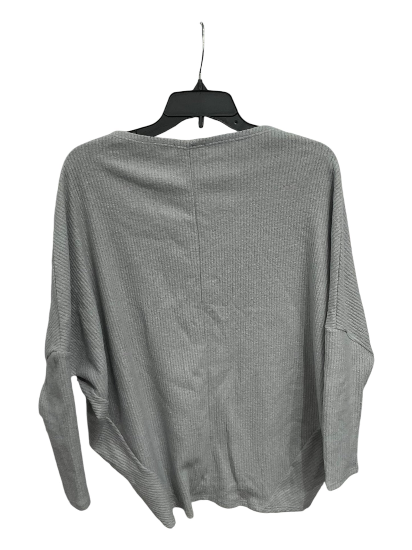 Top 3/4 Sleeve Basic By Cherish In Grey, Size: S