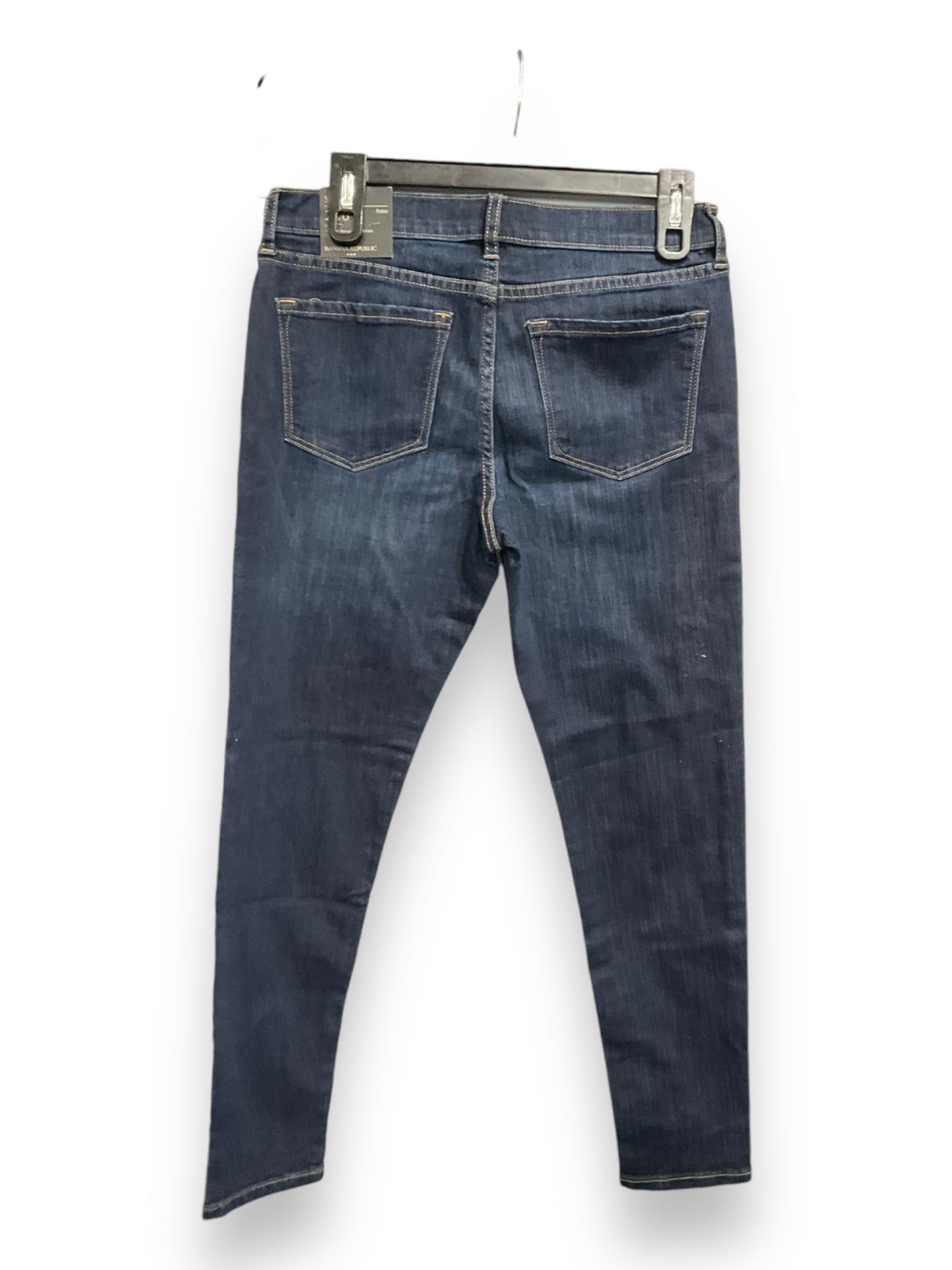 Jeans Skinny By Banana Republic In Blue Denim, Size: 6