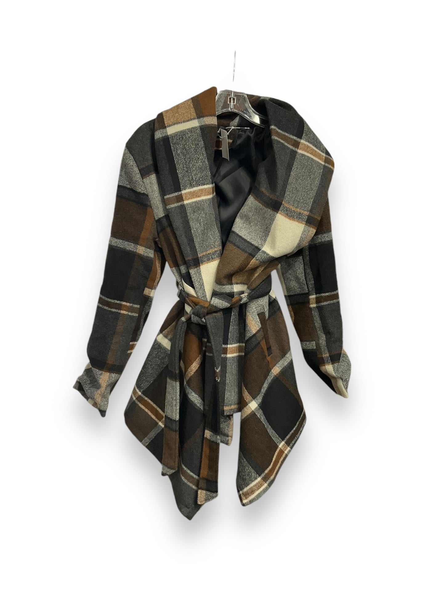 Coat Wool By Cmc In Plaid Pattern, Size: M