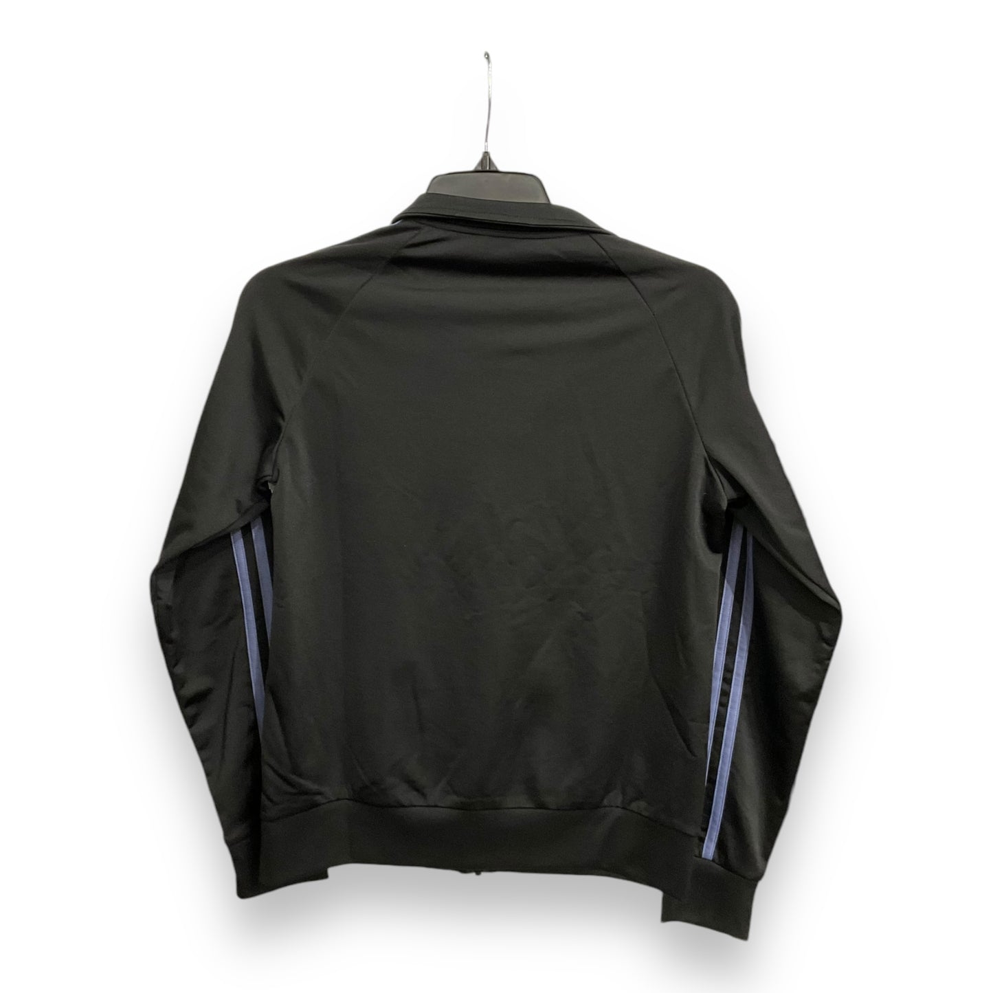 Athletic Jacket By Adidas In Black & Blue, Size: S