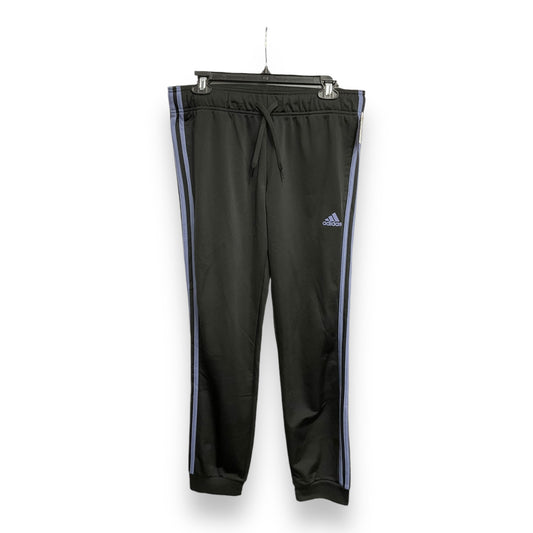 Athletic Pants By Adidas In Black & Blue, Size: M