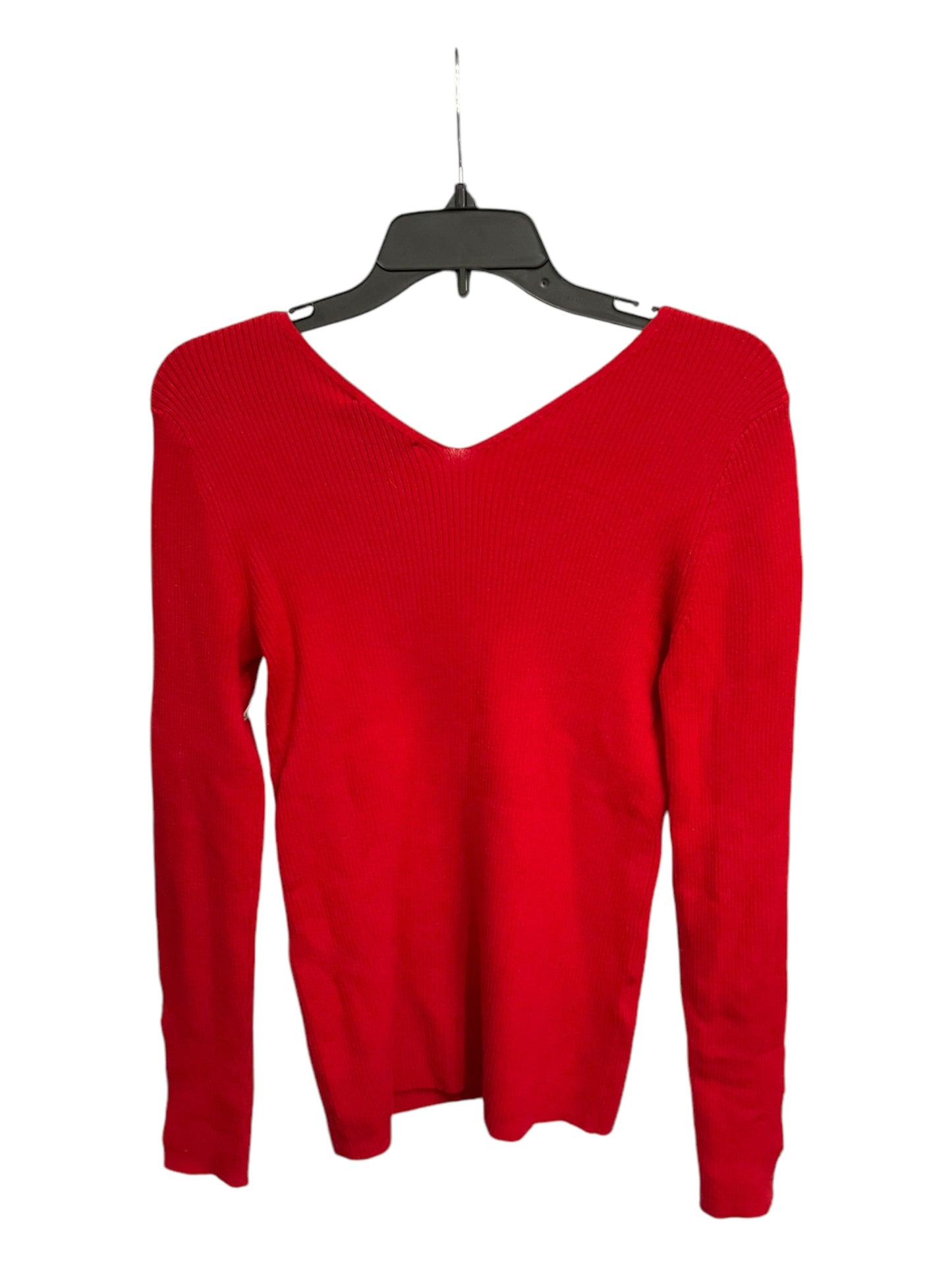 Sweater By Ann Taylor In Red, Size: S