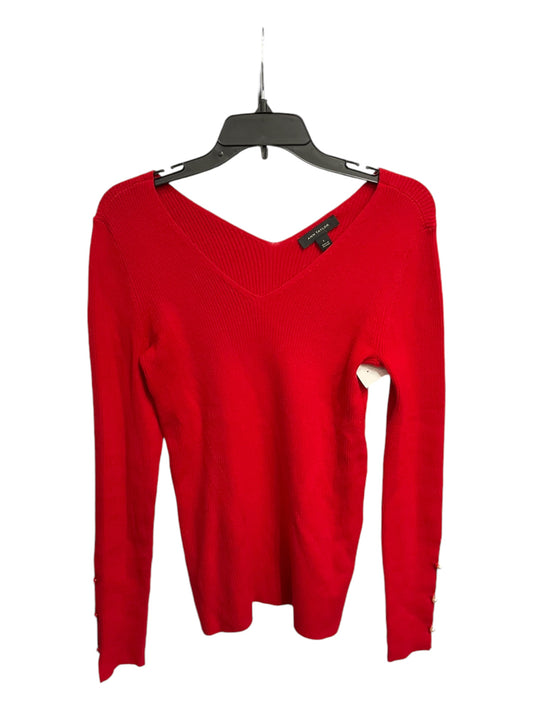 Sweater By Ann Taylor In Red, Size: S