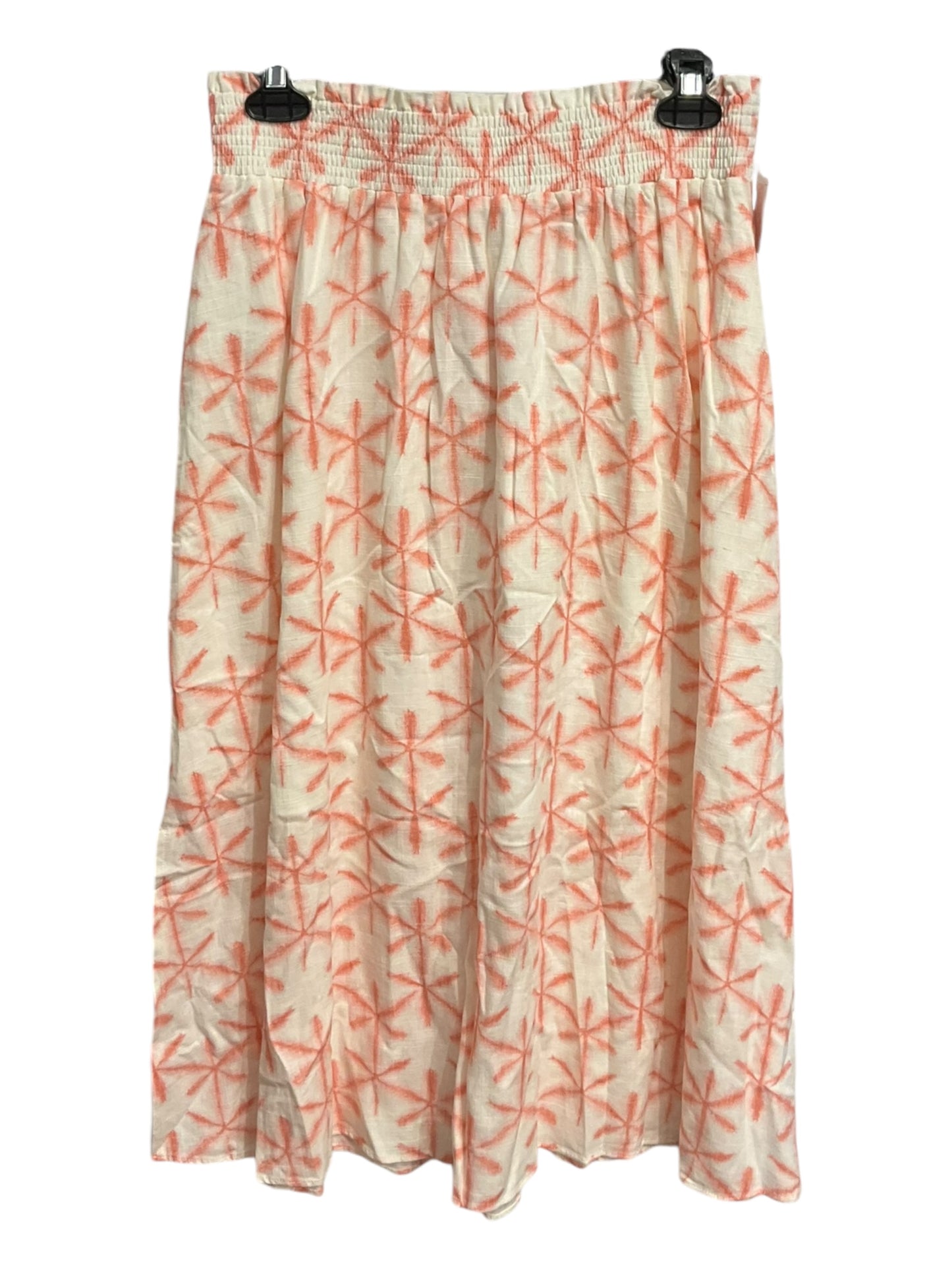 Skirt Maxi By Loft In Pink & White, Size: S