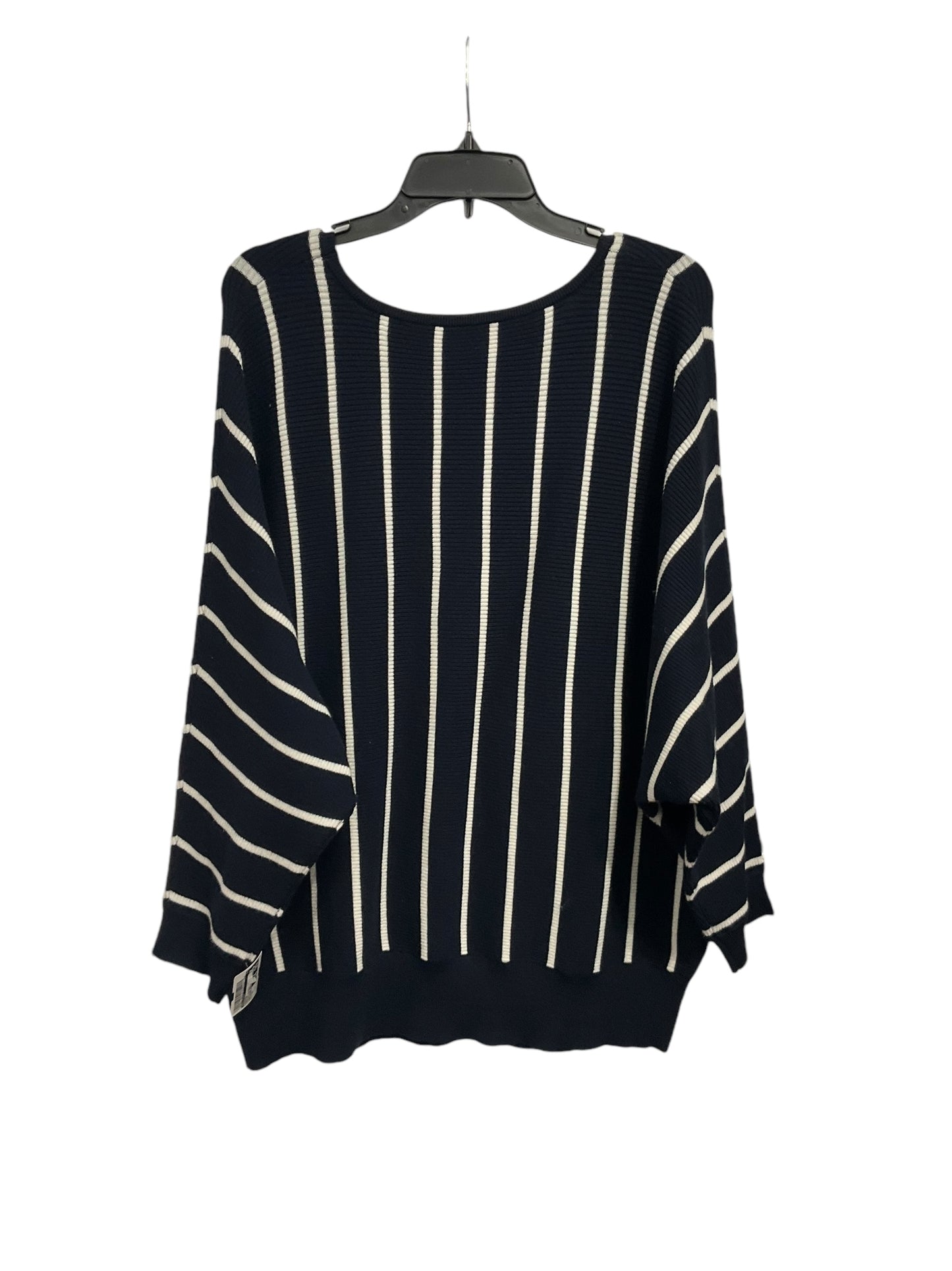 Sweater By Philosophy In Striped Pattern, Size: 2x