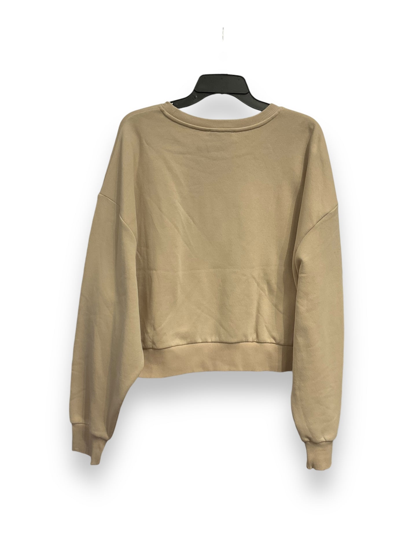 Sweatshirt Crewneck By Francesca’s In Tan, Size: Xl