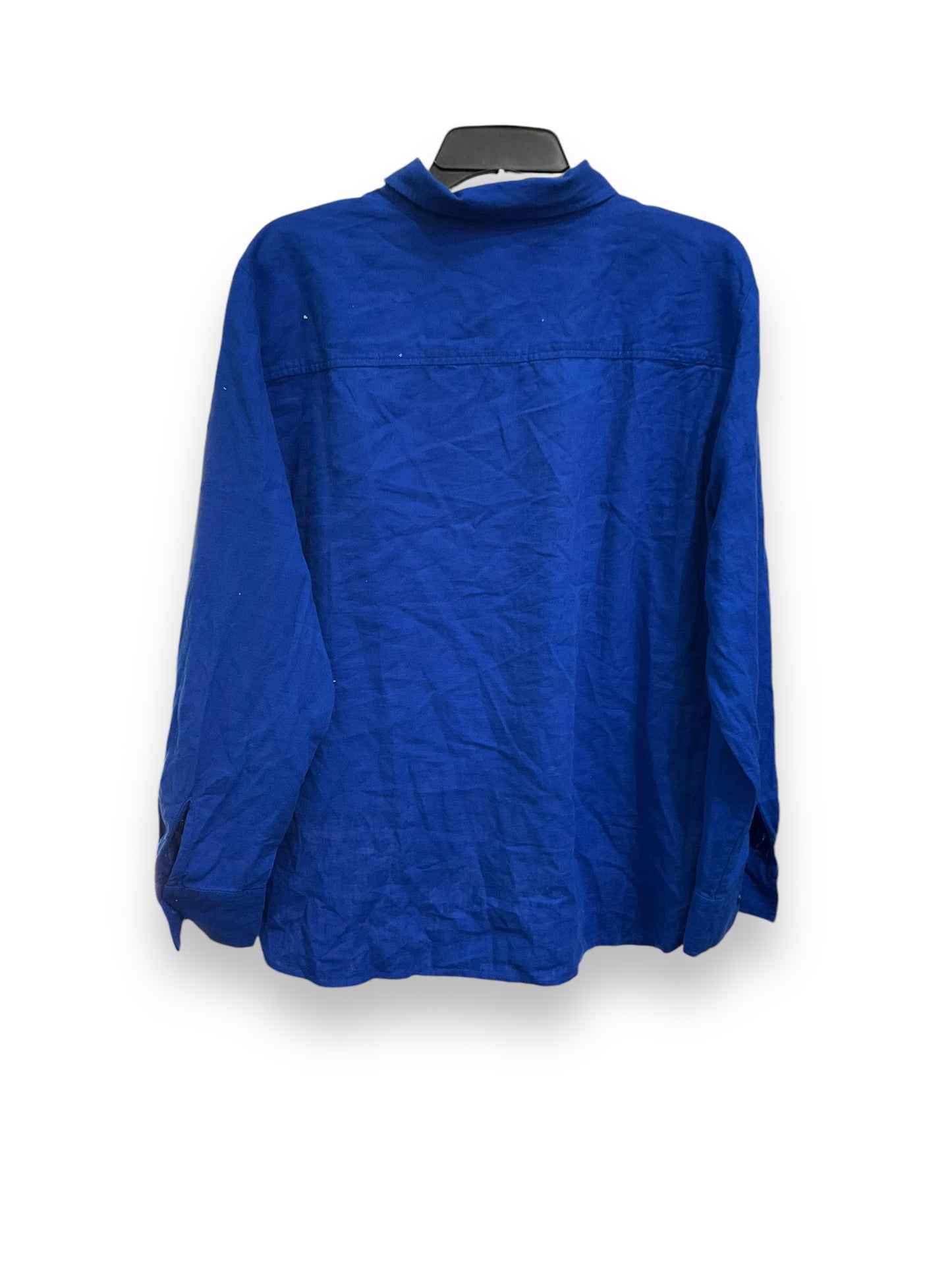 Top Long Sleeve By Loft In Blue, Size: Xl