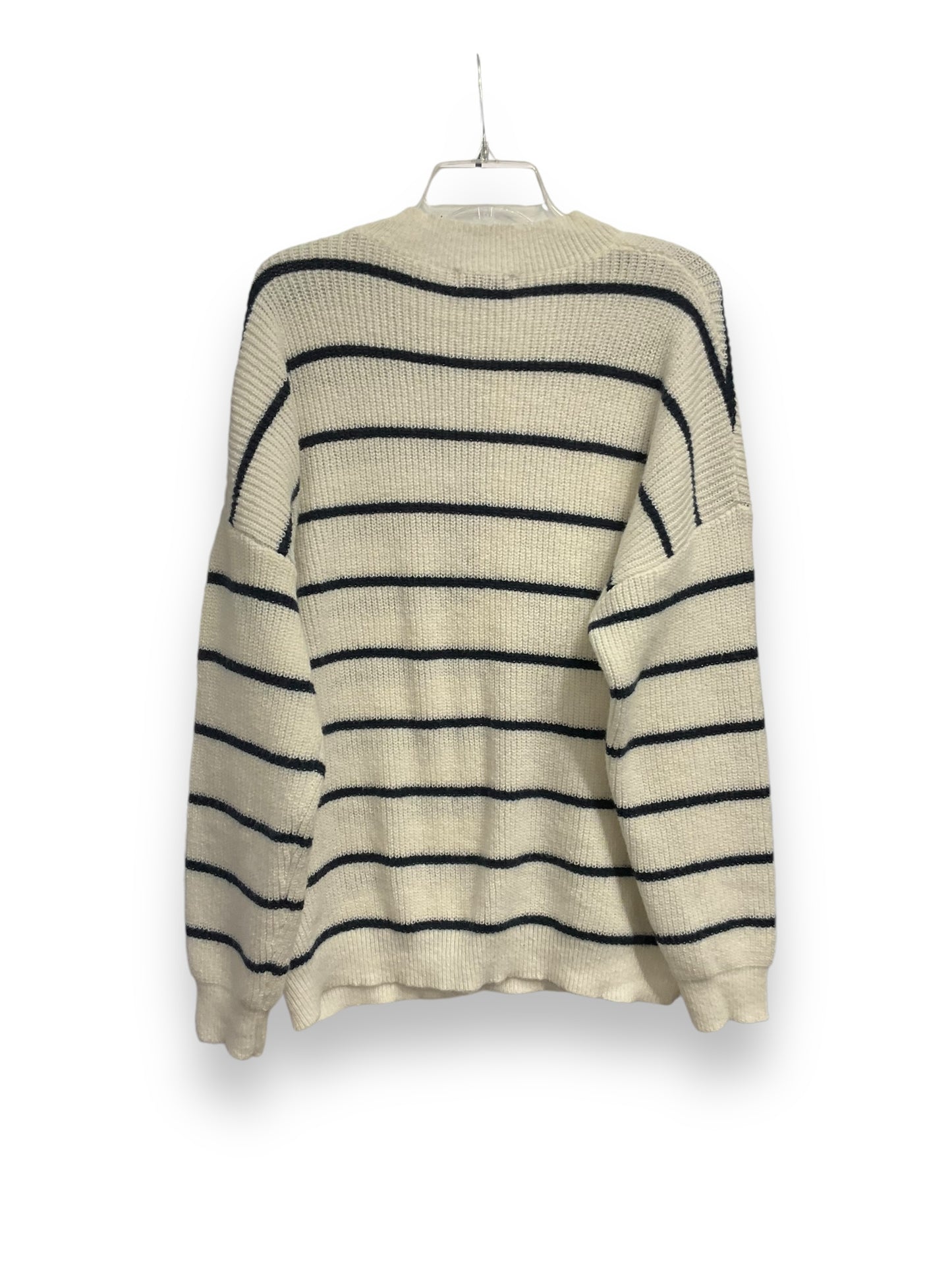 Sweater By Andree By Unit In Striped Pattern, Size: 1x