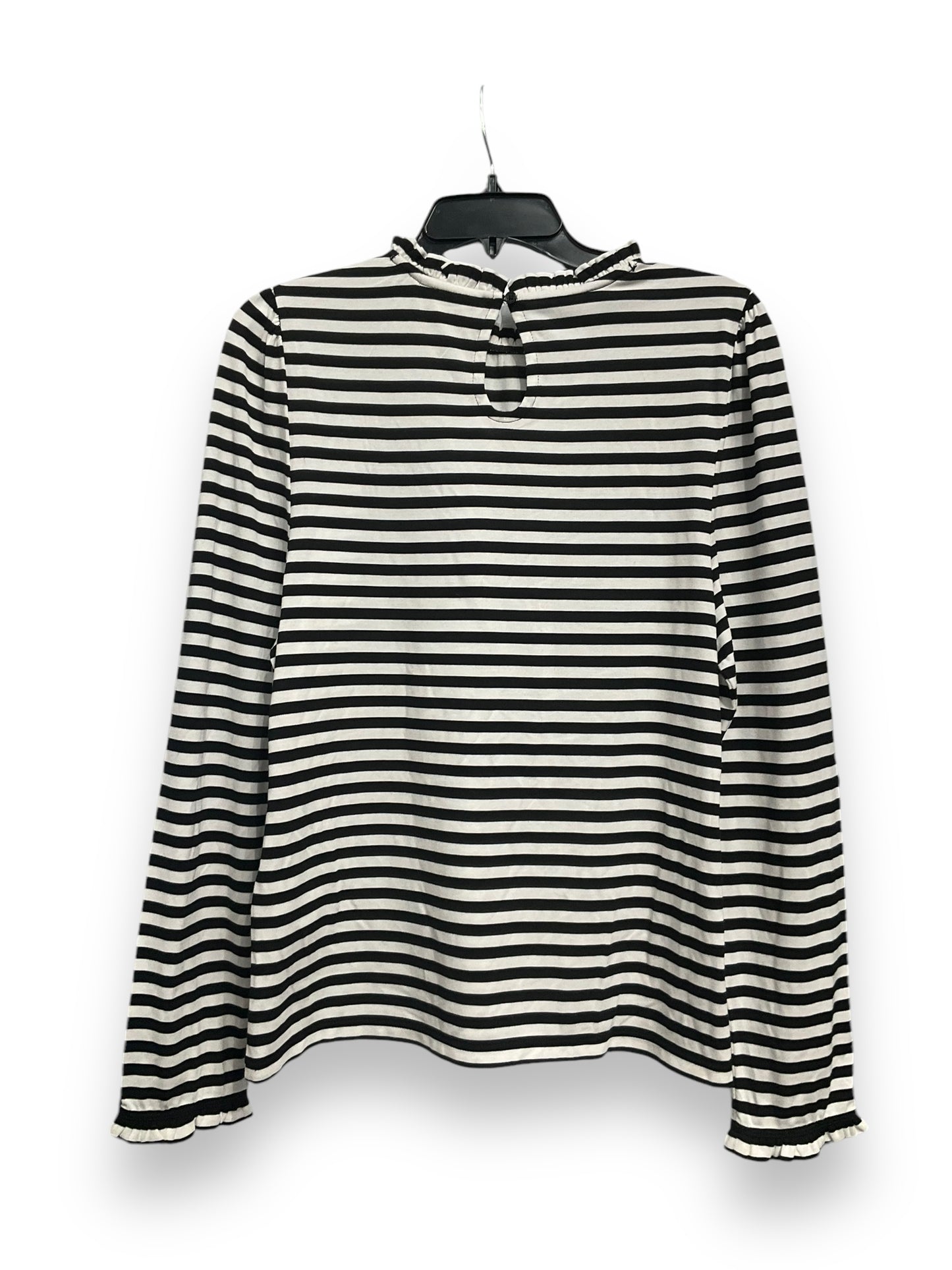 Top Long Sleeve Basic By Cmc In Striped Pattern, Size: L