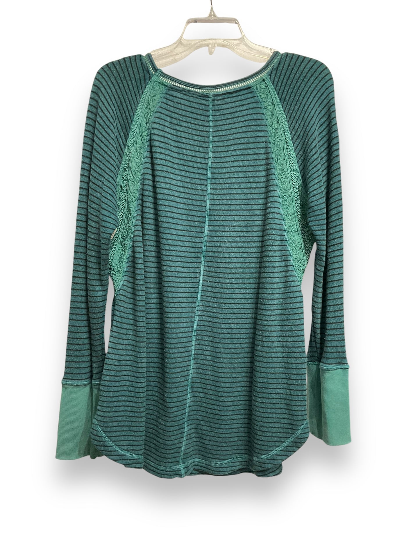 Top Long Sleeve By Soft Surroundings In Teal, Size: L