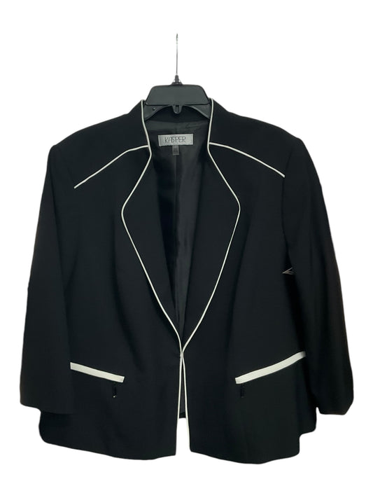 Blazer By Kasper In Black, Size: 2x