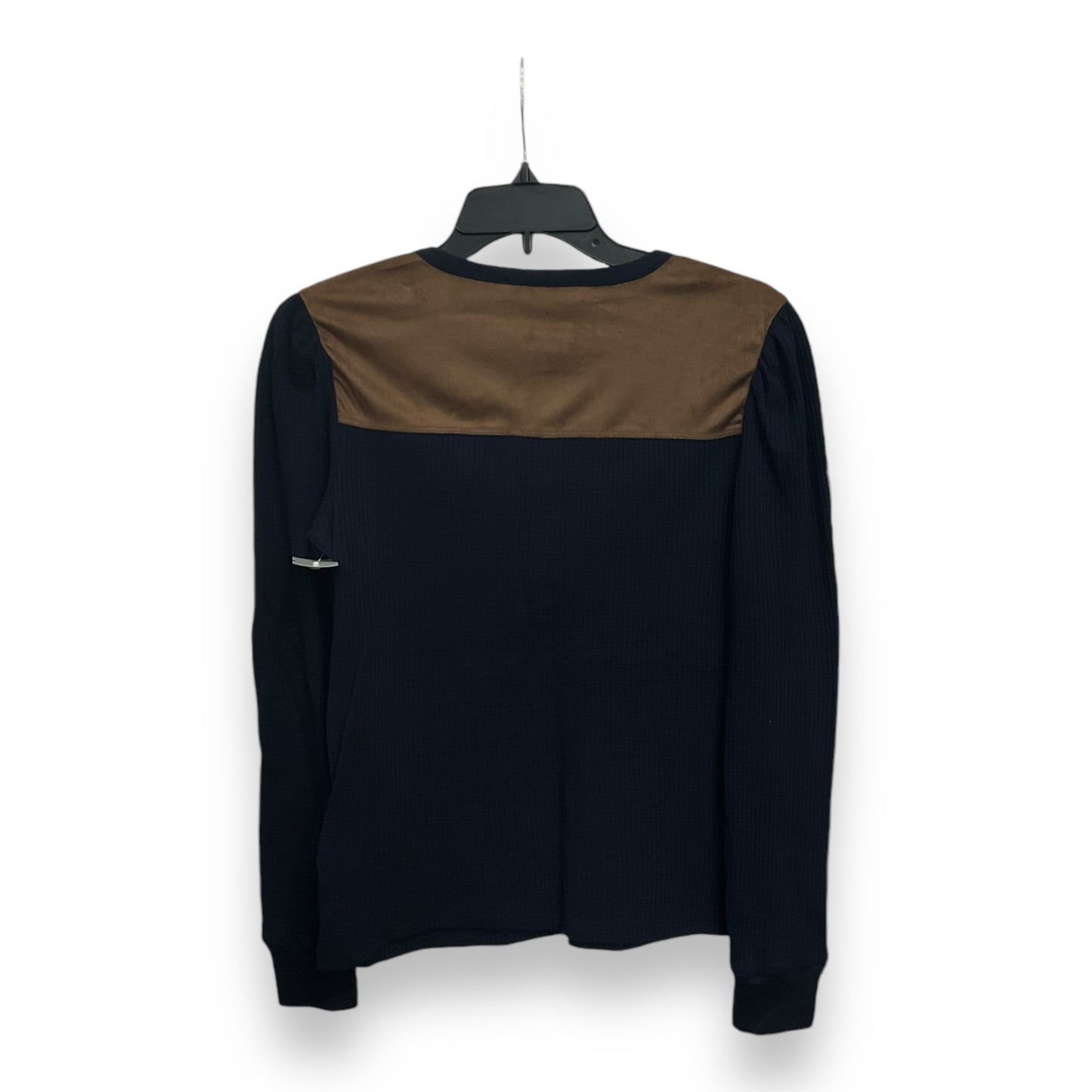 Top Long Sleeve Basic By Tommy Hilfiger In Blue & Brown, Size: Sp