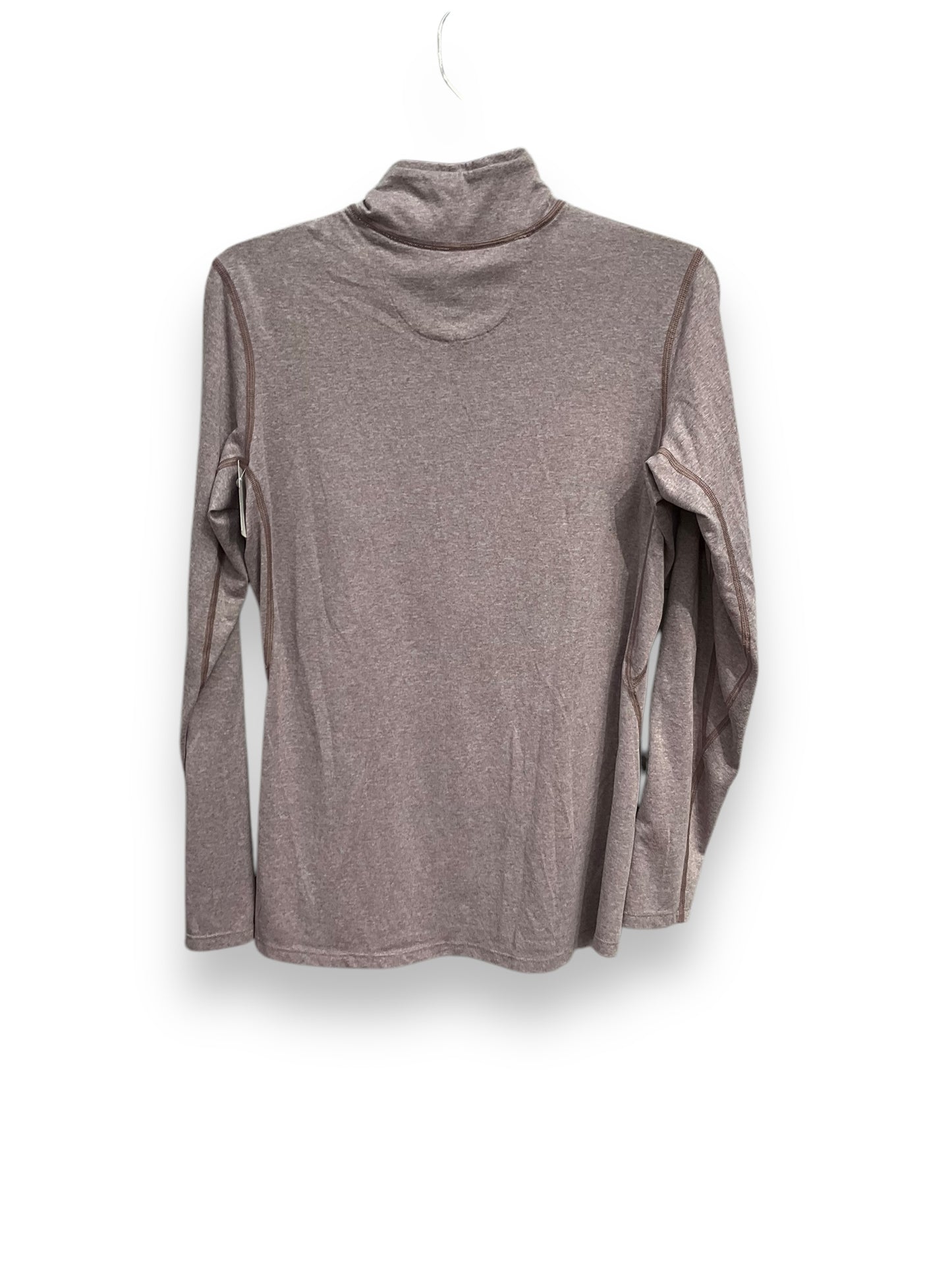 Athletic Top Long Sleeve Collar By Rei In Mauve, Size: L