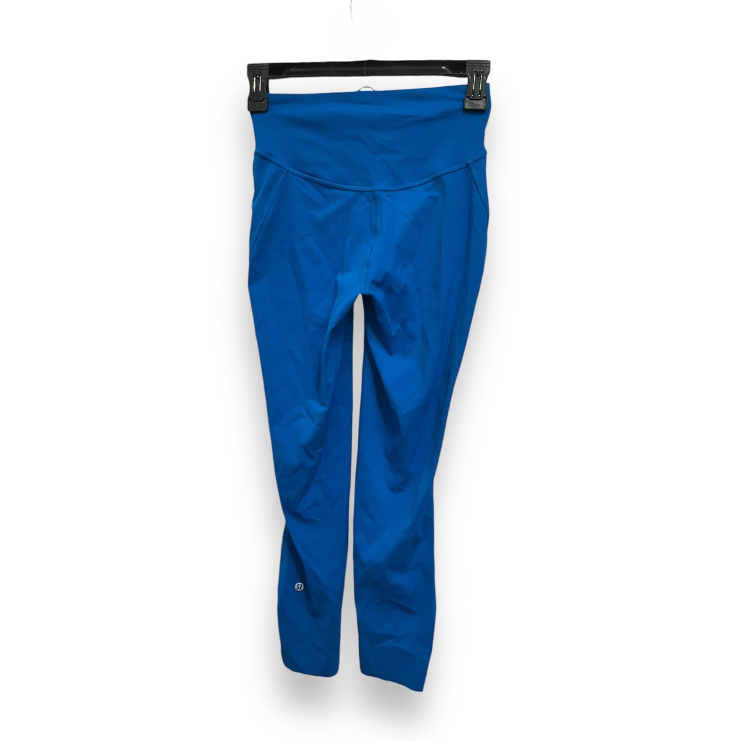 Athletic Capris By Lululemon In Blue, Size: 4