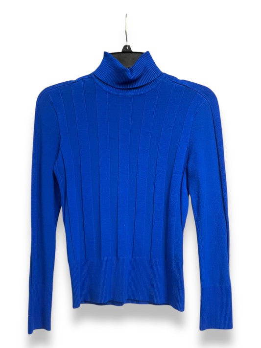 Top Long Sleeve By Cache In Blue, Size: S