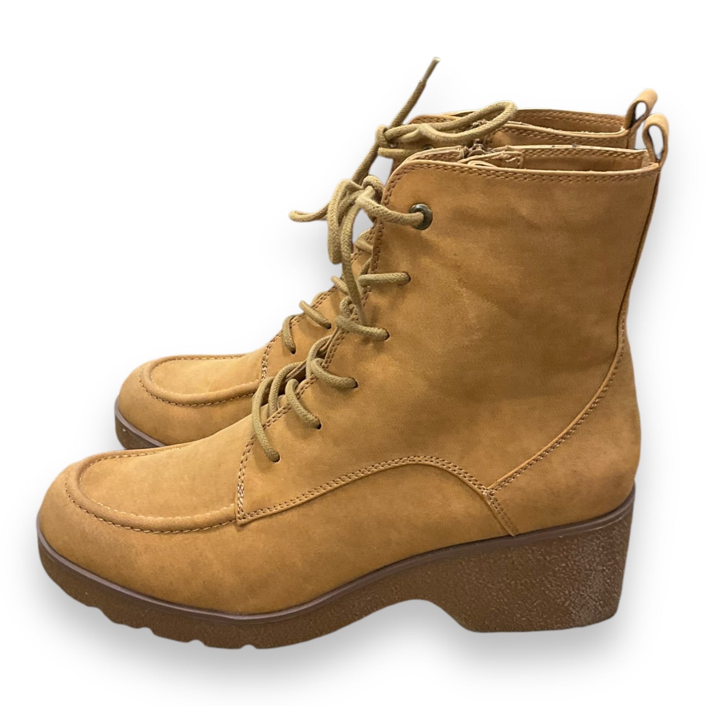 Boots Combat By Naturalizer In Tan, Size: 9.5