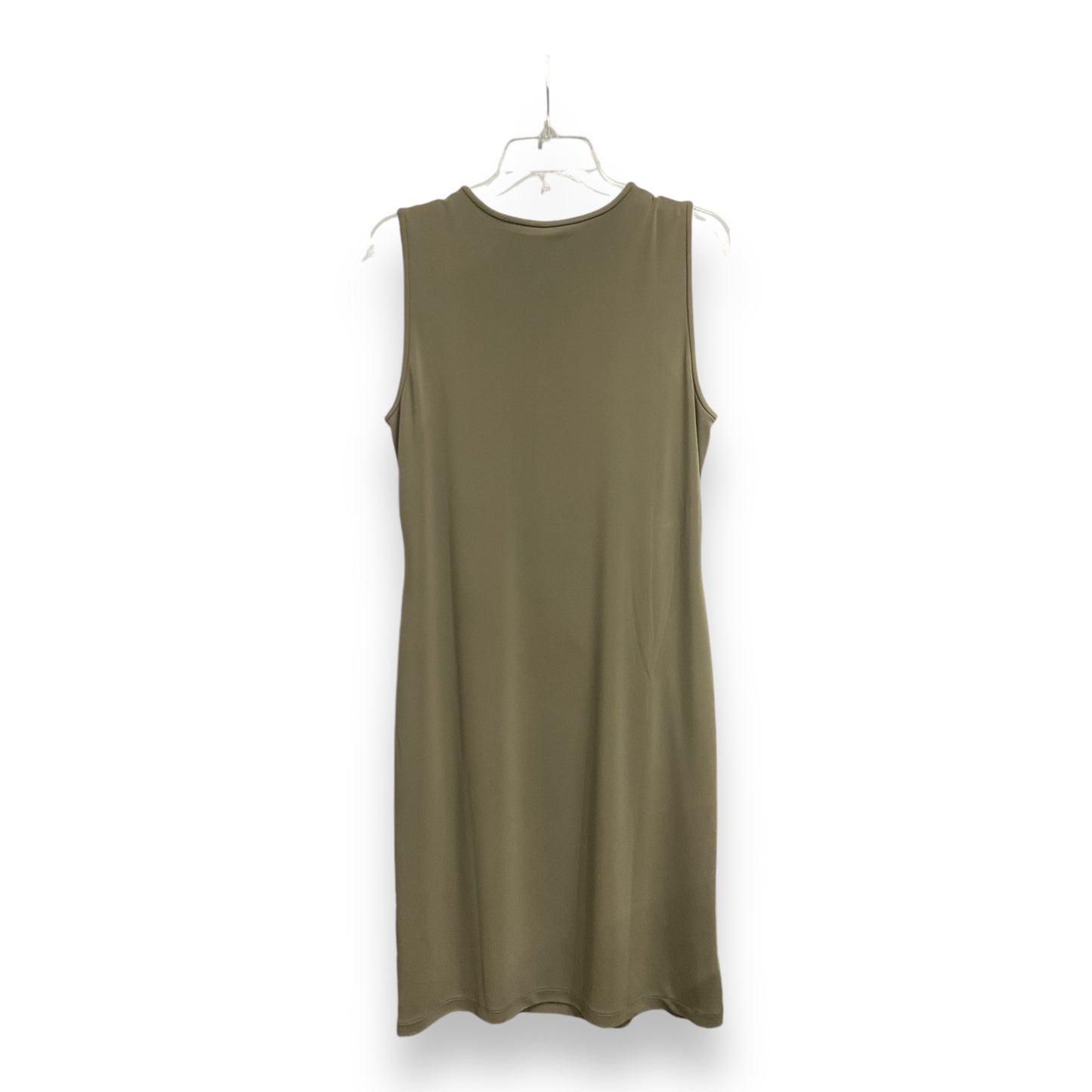 Dress Casual Midi By Ann Taylor In Green, Size: L