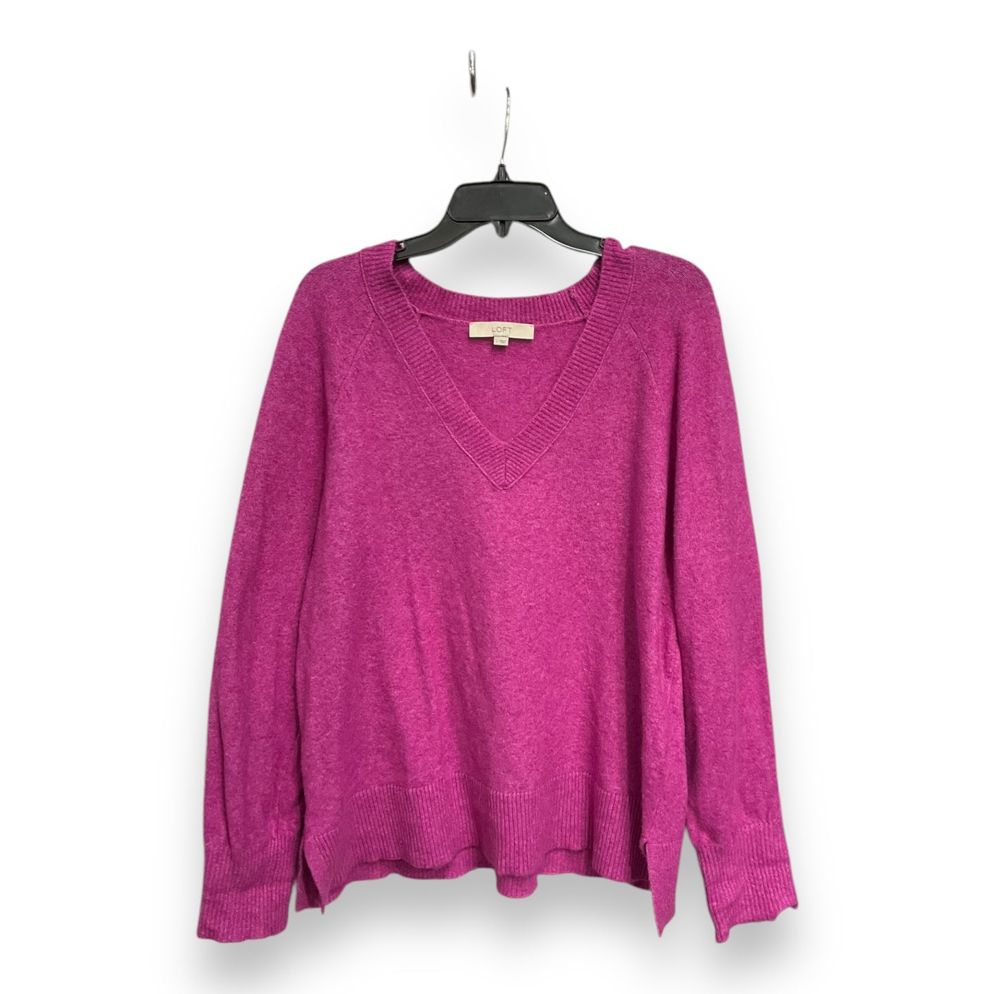 Sweater By Loft In Purple, Size: L