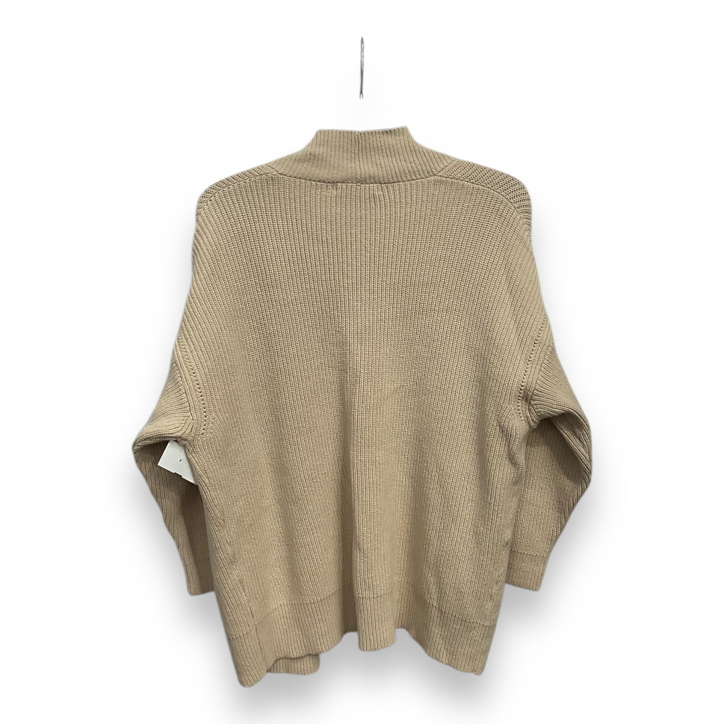 Sweater Cardigan By Banana Republic In Tan, Size: S