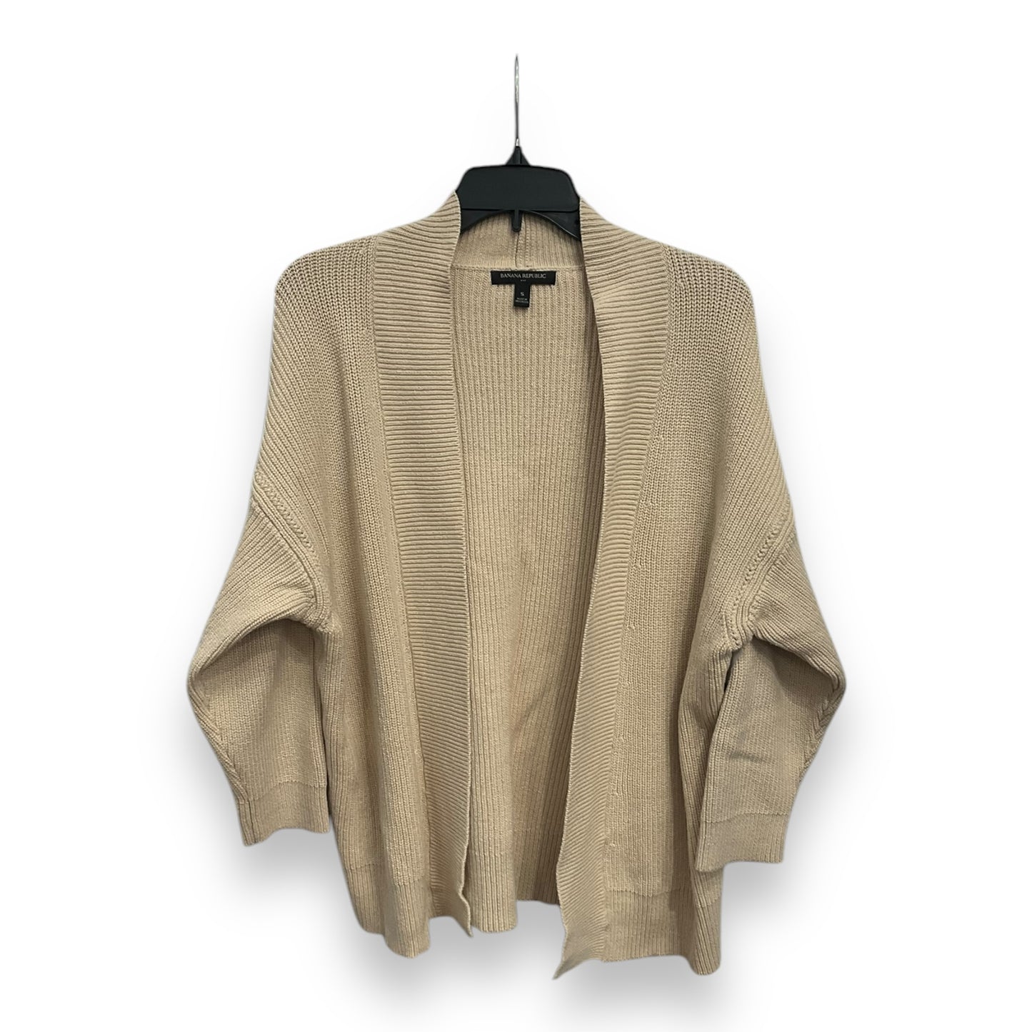 Sweater Cardigan By Banana Republic In Tan, Size: S