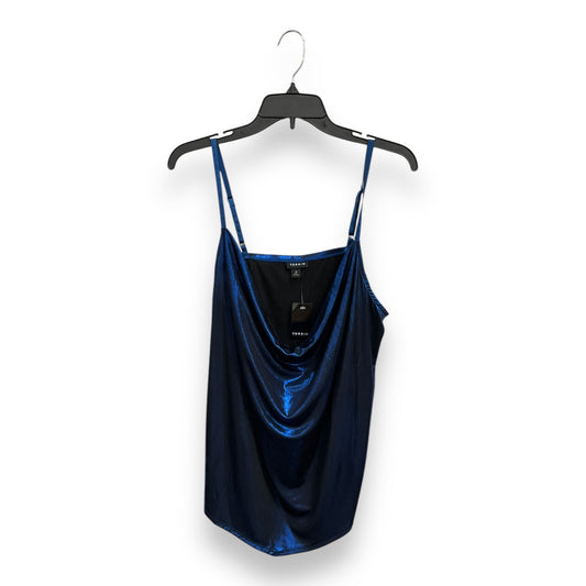 Top Sleeveless By Torrid In Blue, Size: 2x