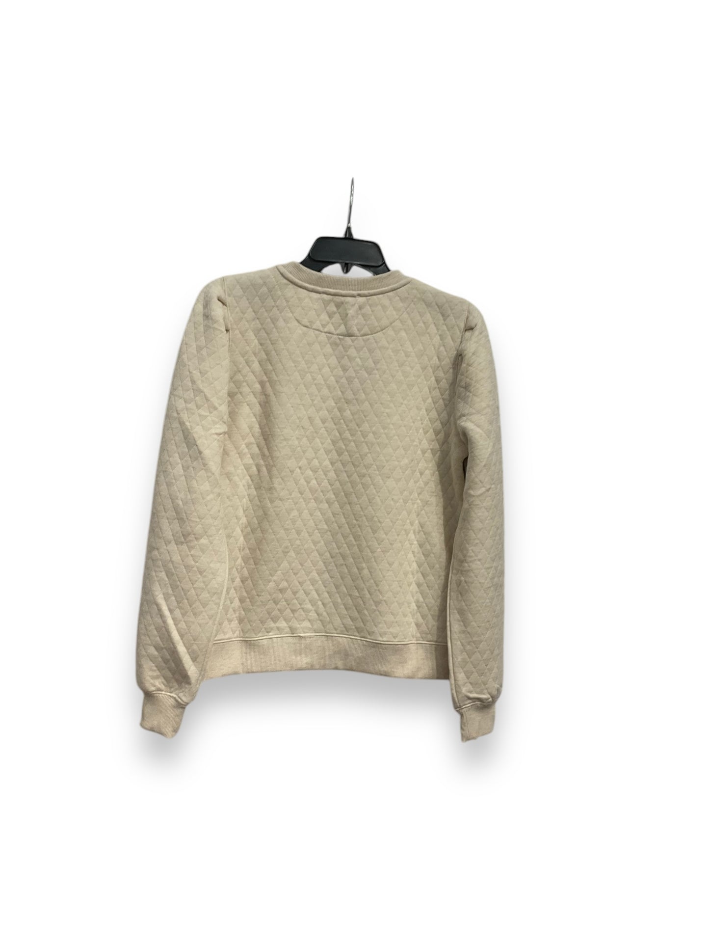 Sweatshirt Crewneck By Workshop In Cream, Size: Sp