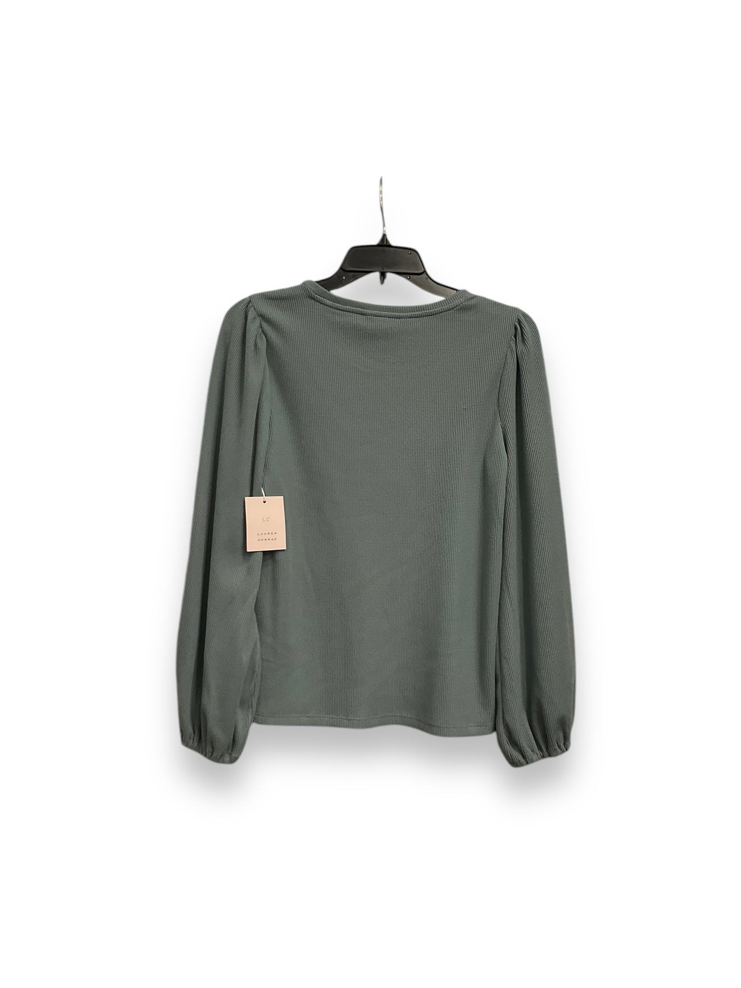 Top Long Sleeve Basic By Lc Lauren Conrad In Teal, Size: S