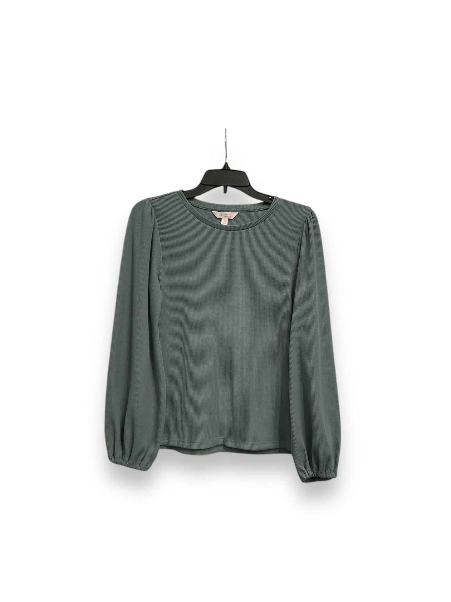 Top Long Sleeve Basic By Lc Lauren Conrad In Teal, Size: S