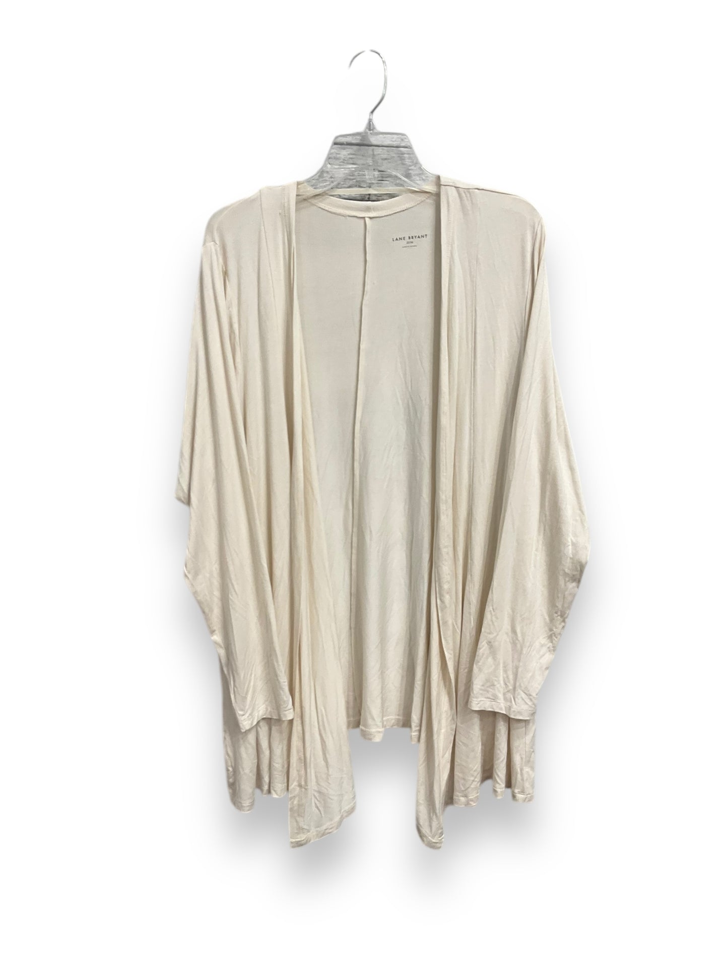 Cardigan By Lane Bryant In Cream, Size: 3x