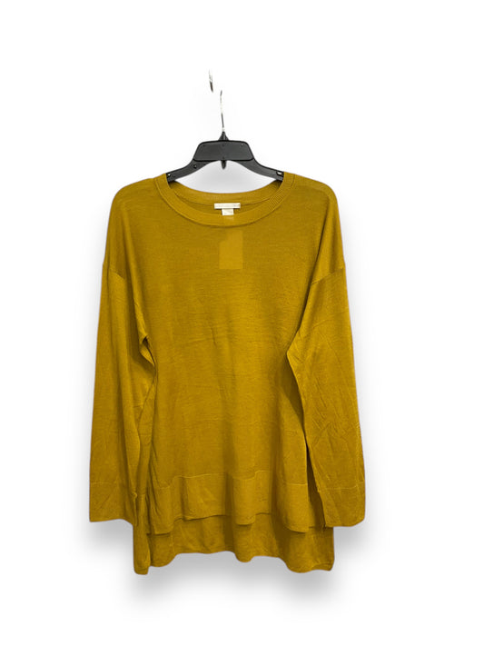 Top Long Sleeve By H&m In Yellow, Size: L