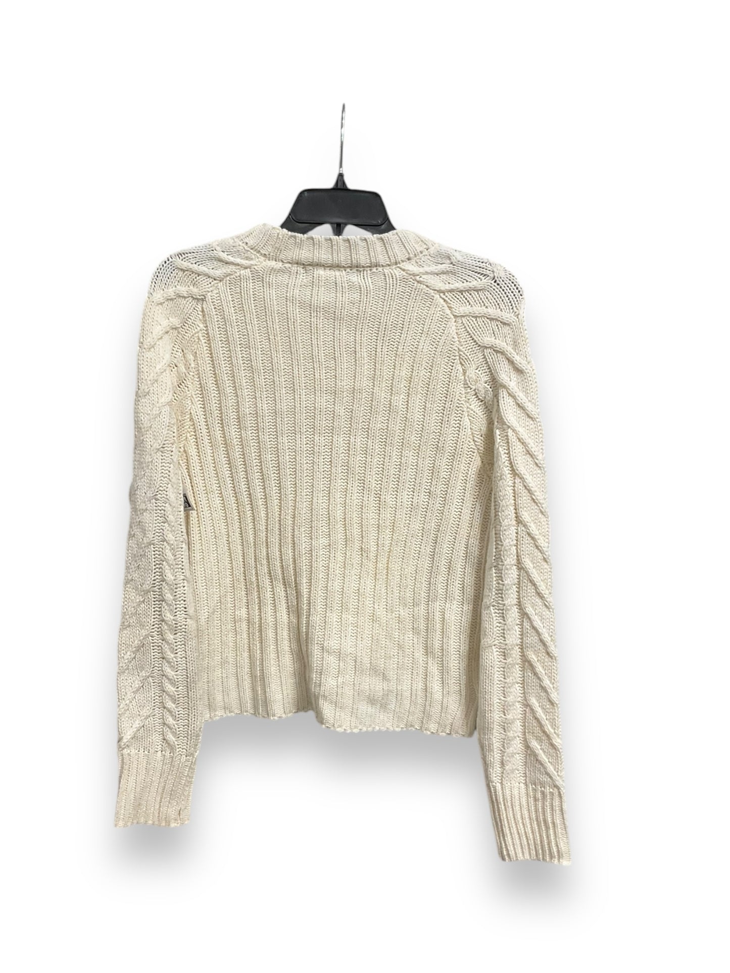 Sweater By Clothes Mentor In Cream, Size: S