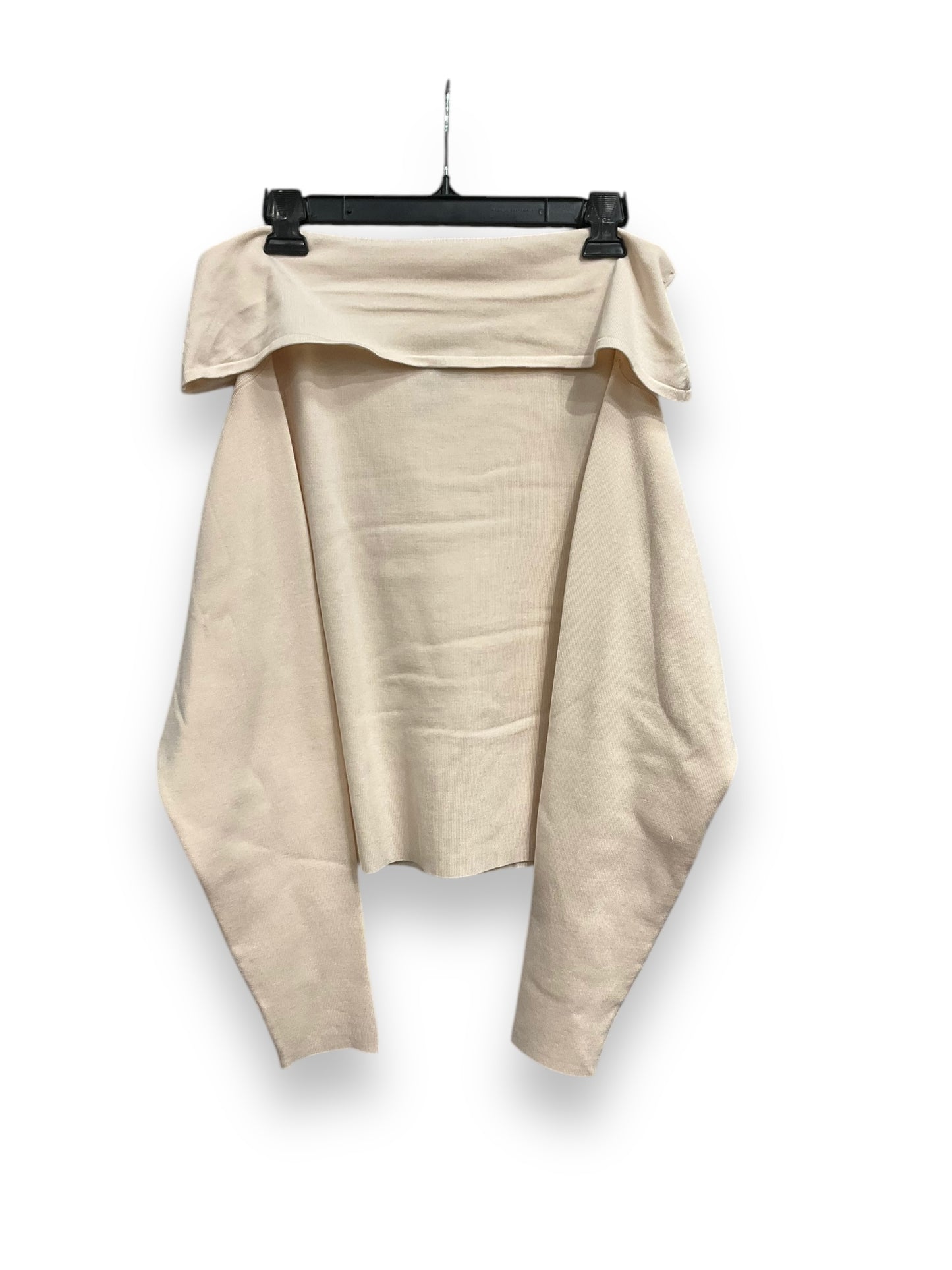 Top Long Sleeve Basic By Cmc In Cream, Size: L