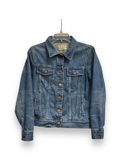 Jacket Denim By Madewell In Blue Denim, Size: L