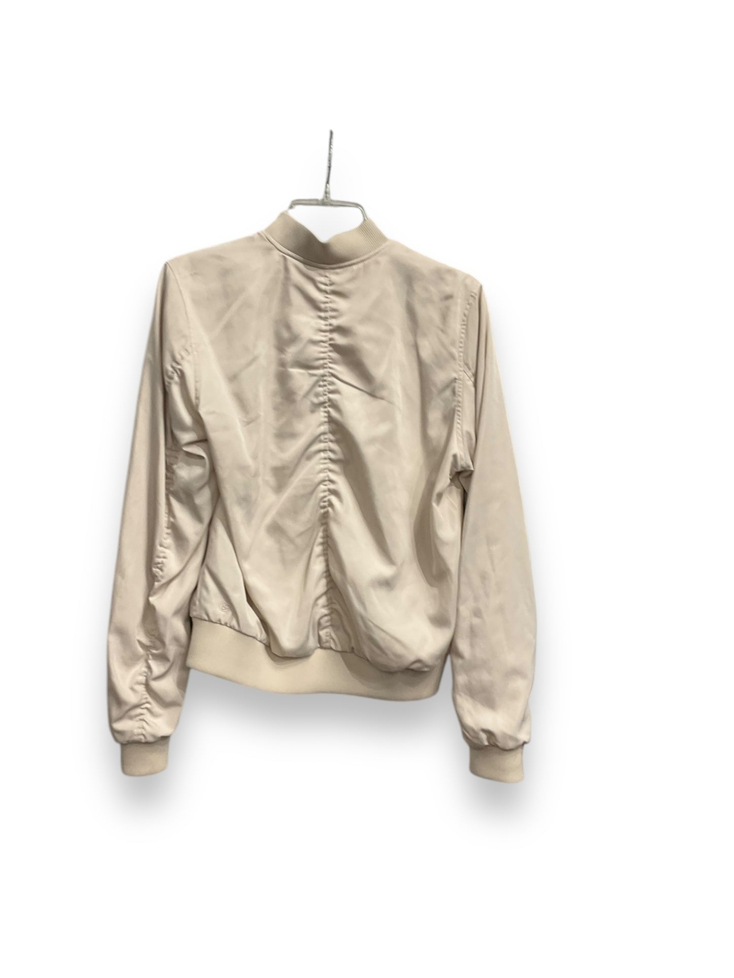 Athletic Jacket By Zella In Cream, Size: M